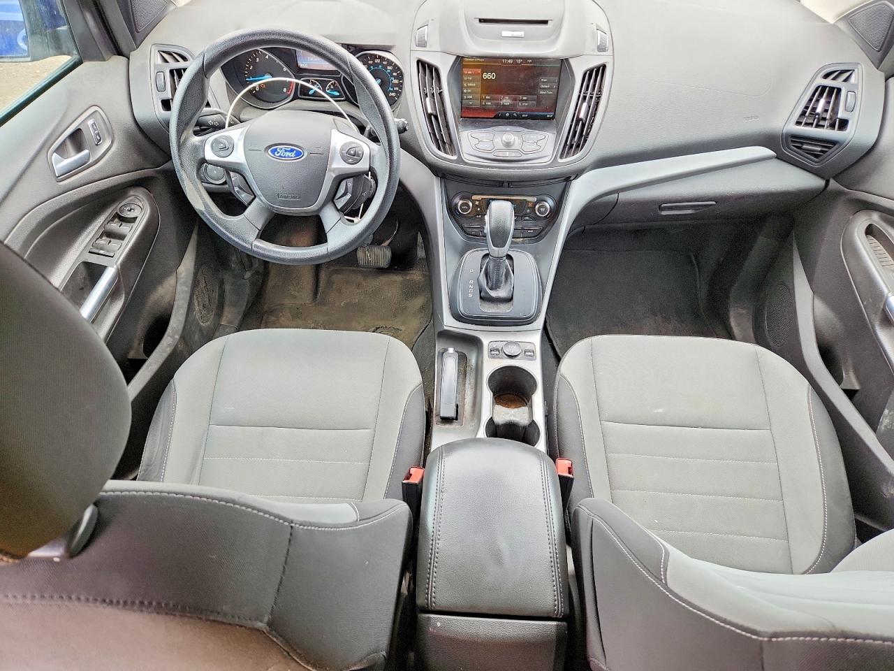 2014 Ford Escape Se Blue vin: 1FMCU9GX2EUC71372