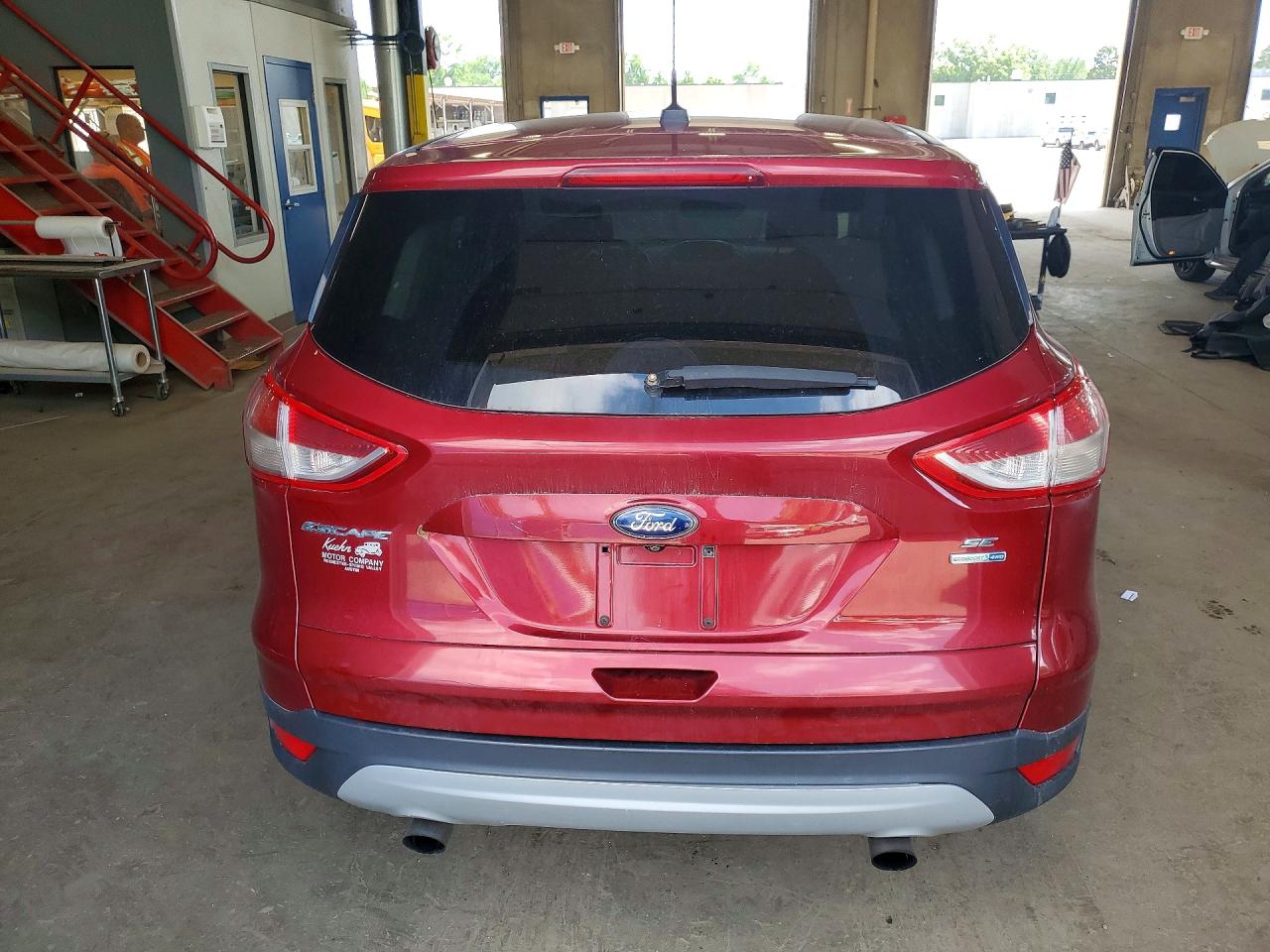 2014 Ford Escape Se Красный vin: 1FMCU9GX2EUC75910