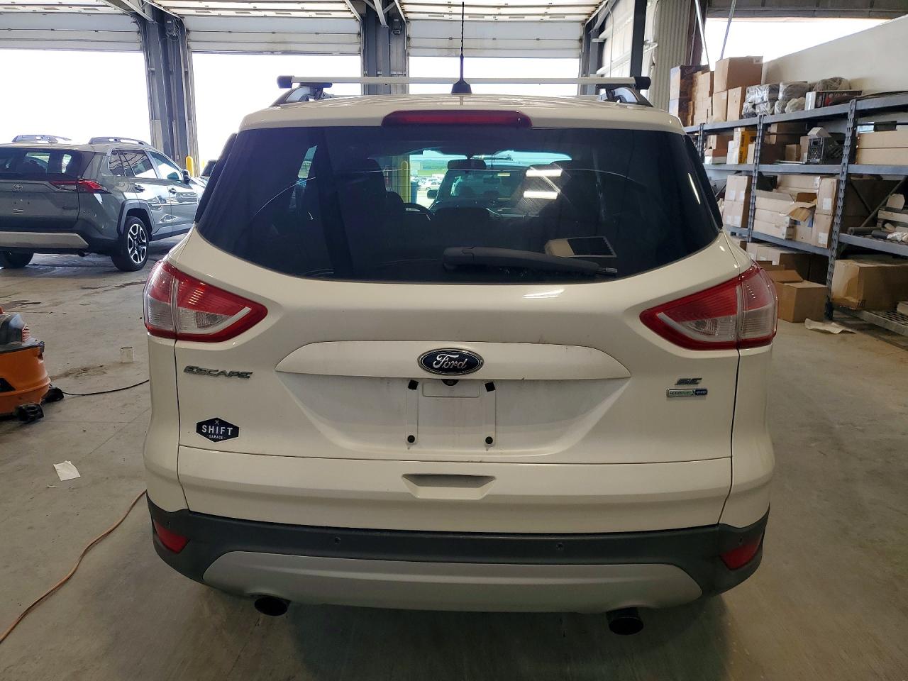 2014 Ford Escape Se White vin: 1FMCU9GX2EUC84803