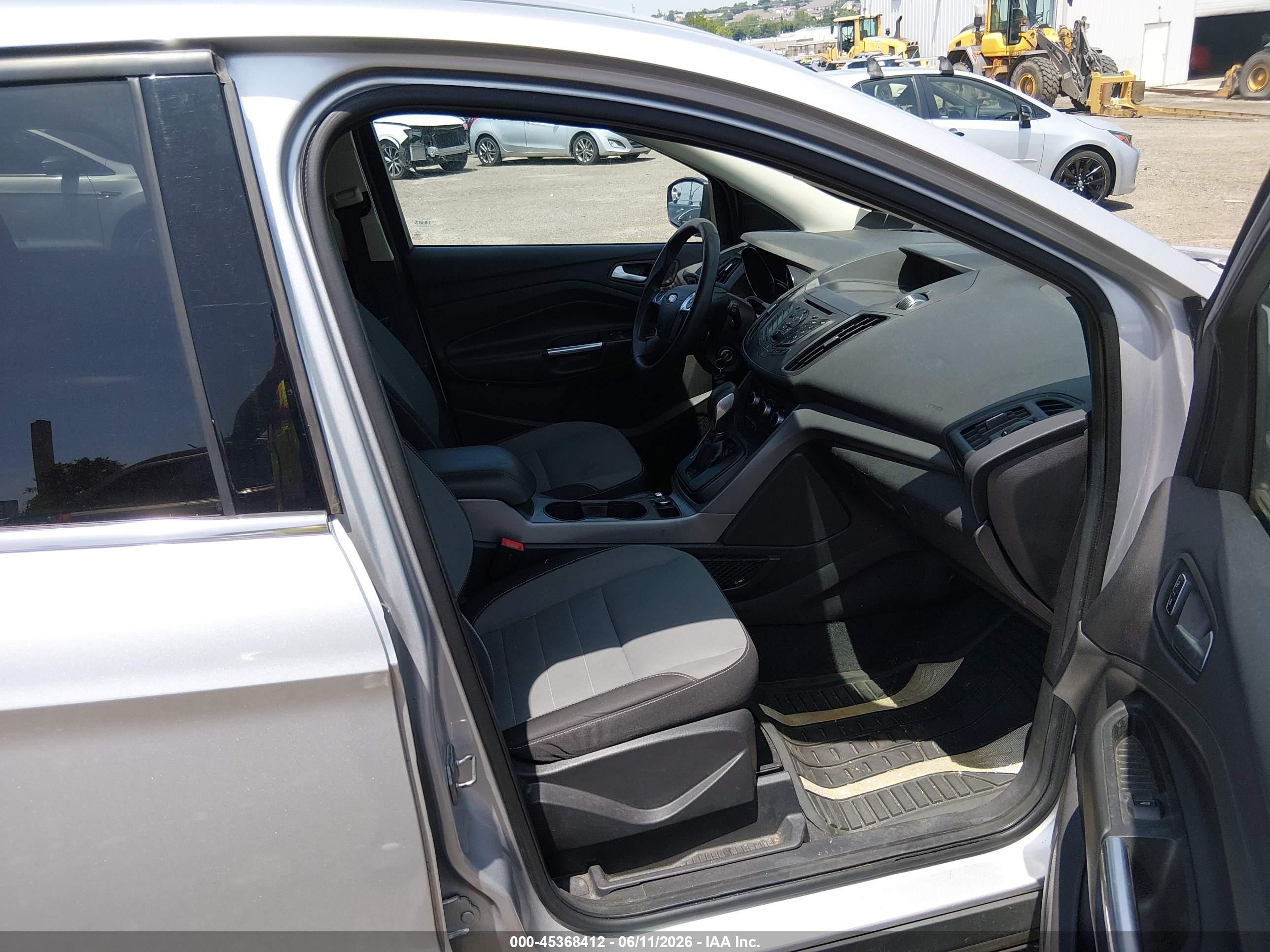 2014 Ford Escape Se Silver vin: 1FMCU9GX2EUD77000