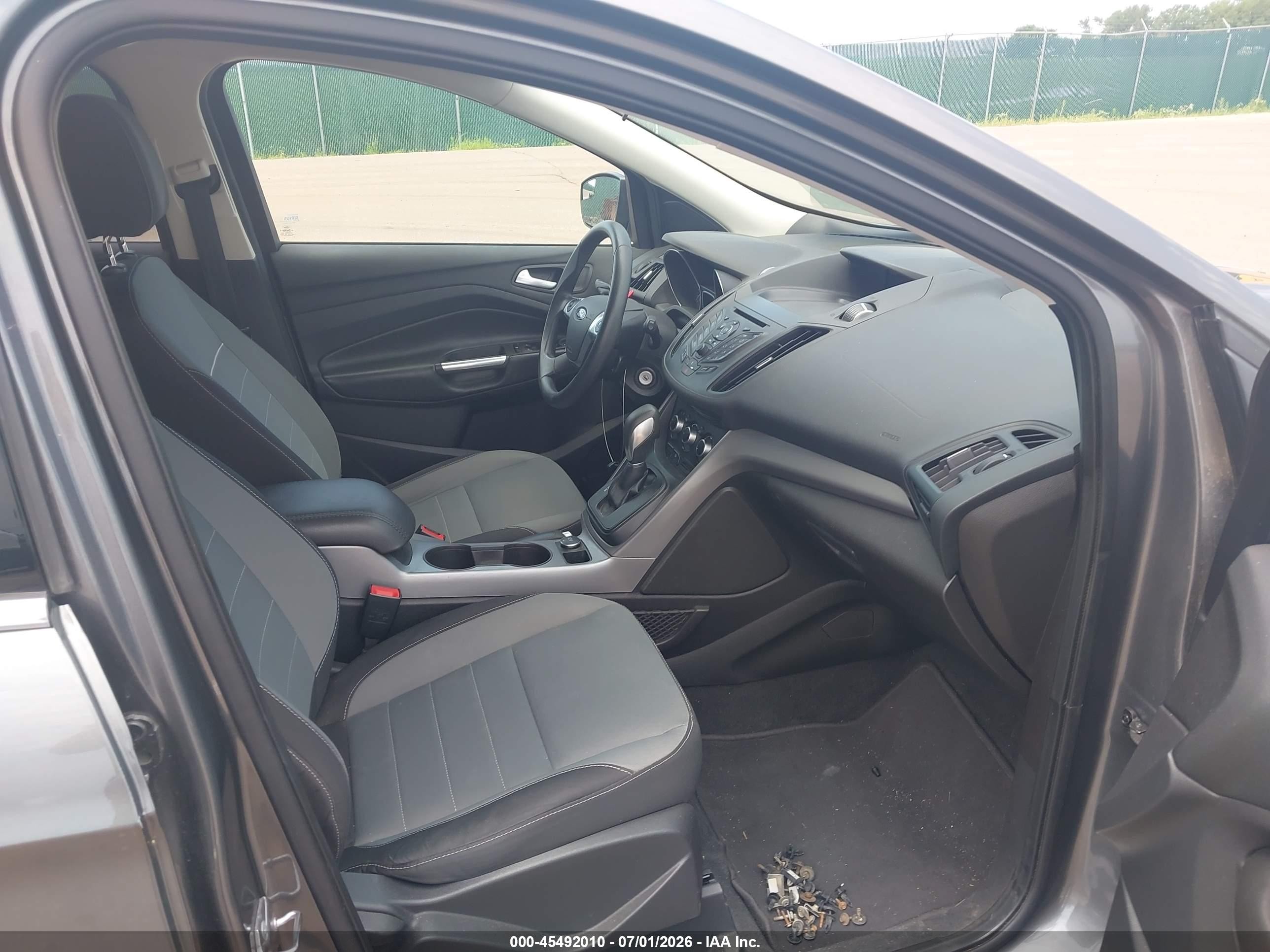 2014 Ford Escape Se Gray vin: 1FMCU9GX2EUE38474