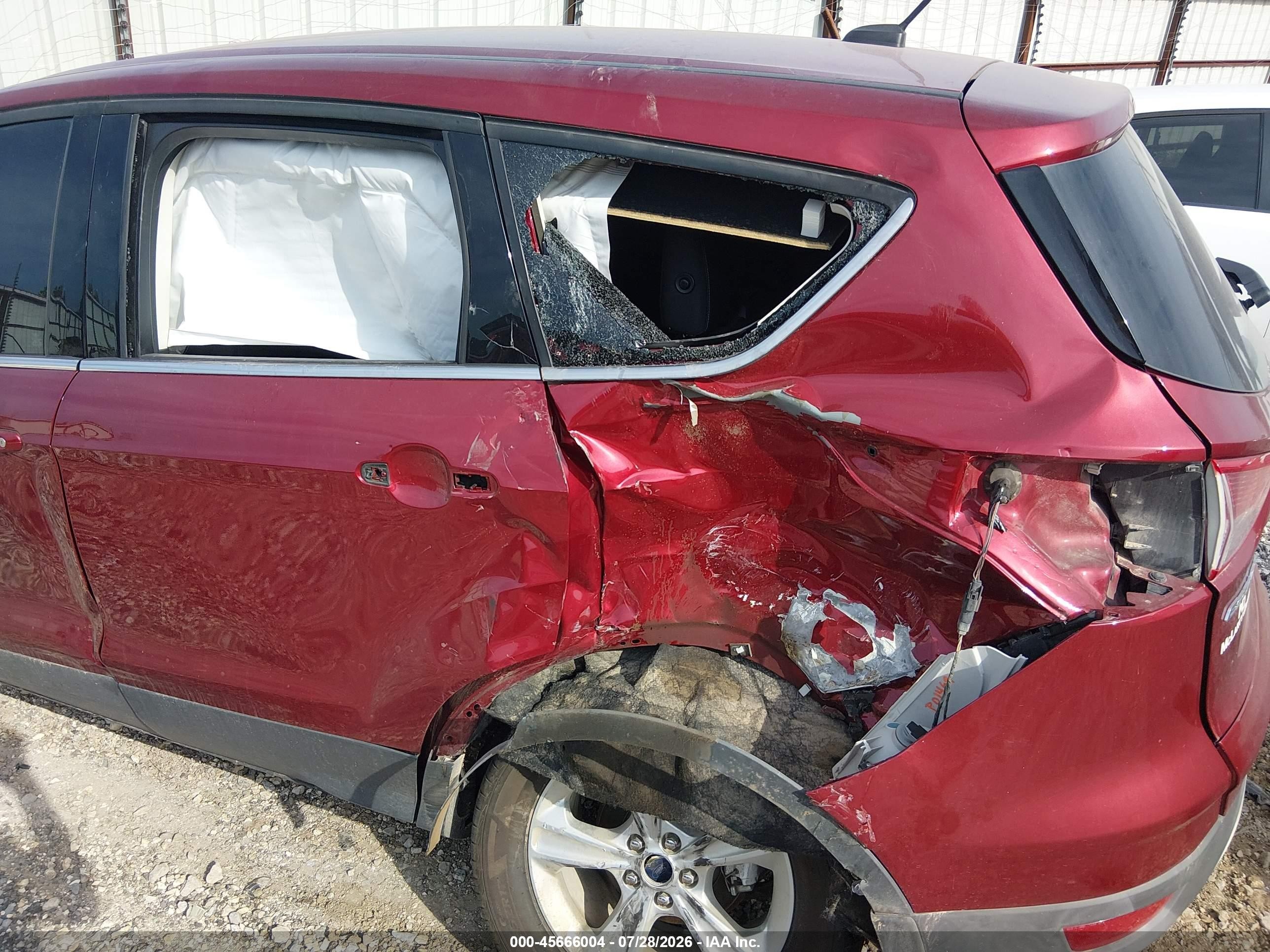 2015 Ford Escape Se Red vin: 1FMCU9GX2FUA52218