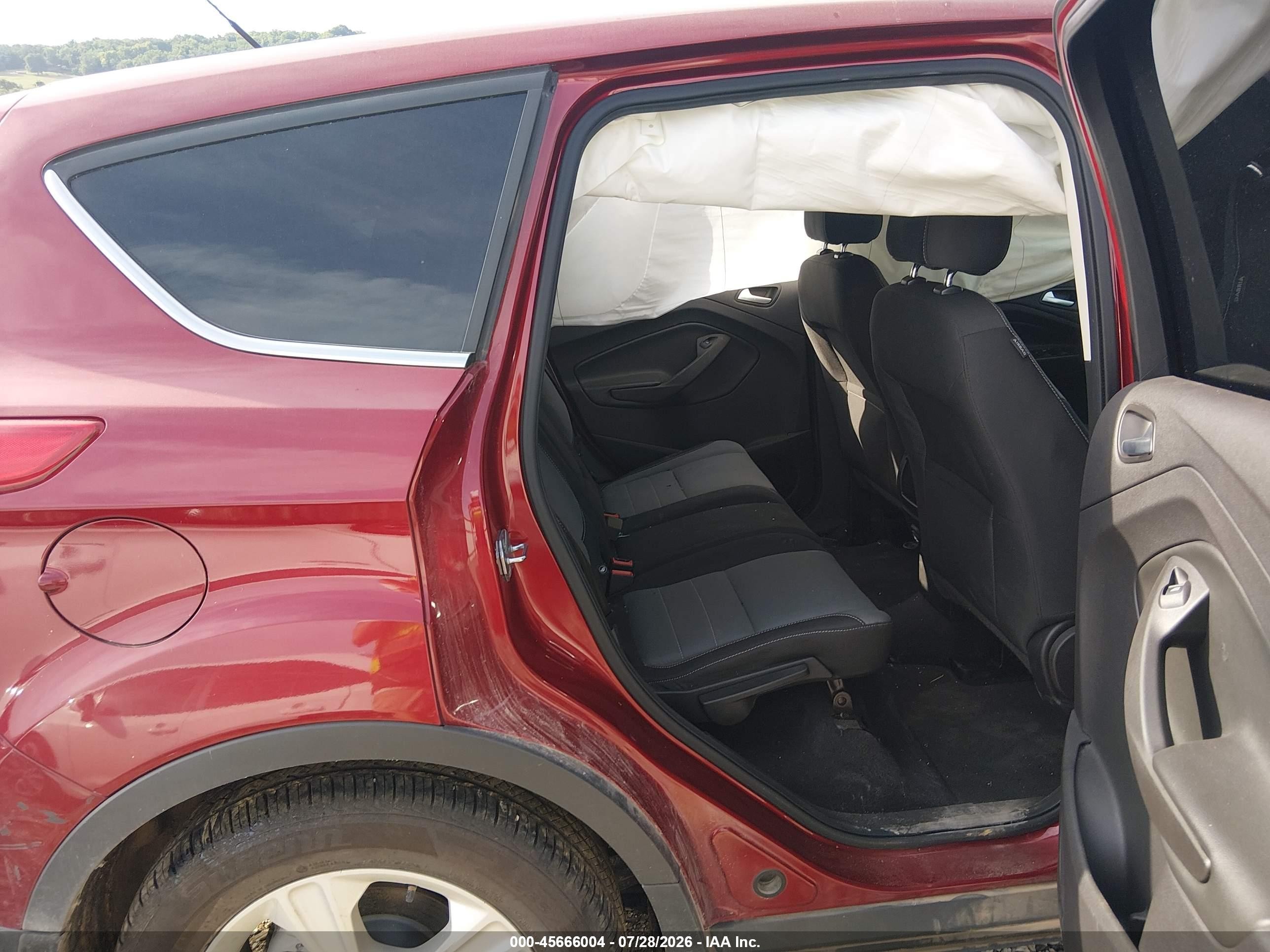 2015 Ford Escape Se Red vin: 1FMCU9GX2FUA52218
