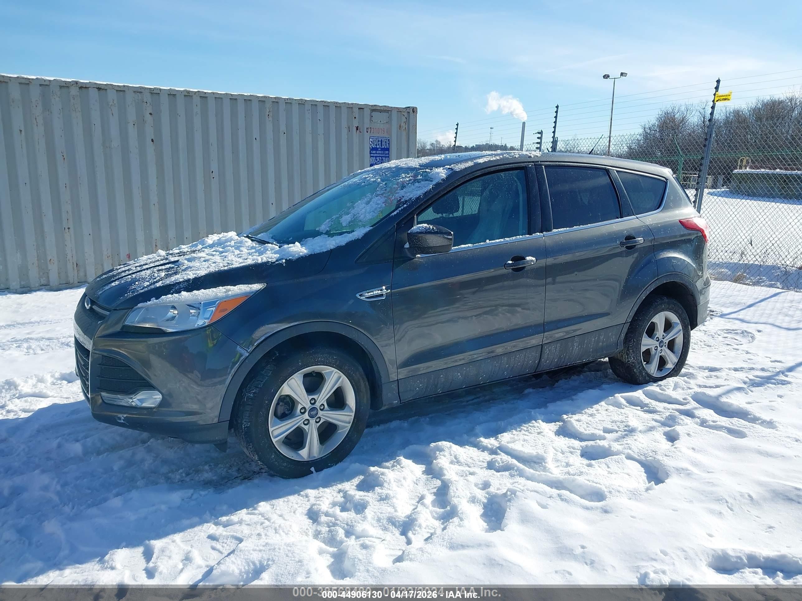2015 Ford Escape Se Gray vin: 1FMCU9GX2FUA86580