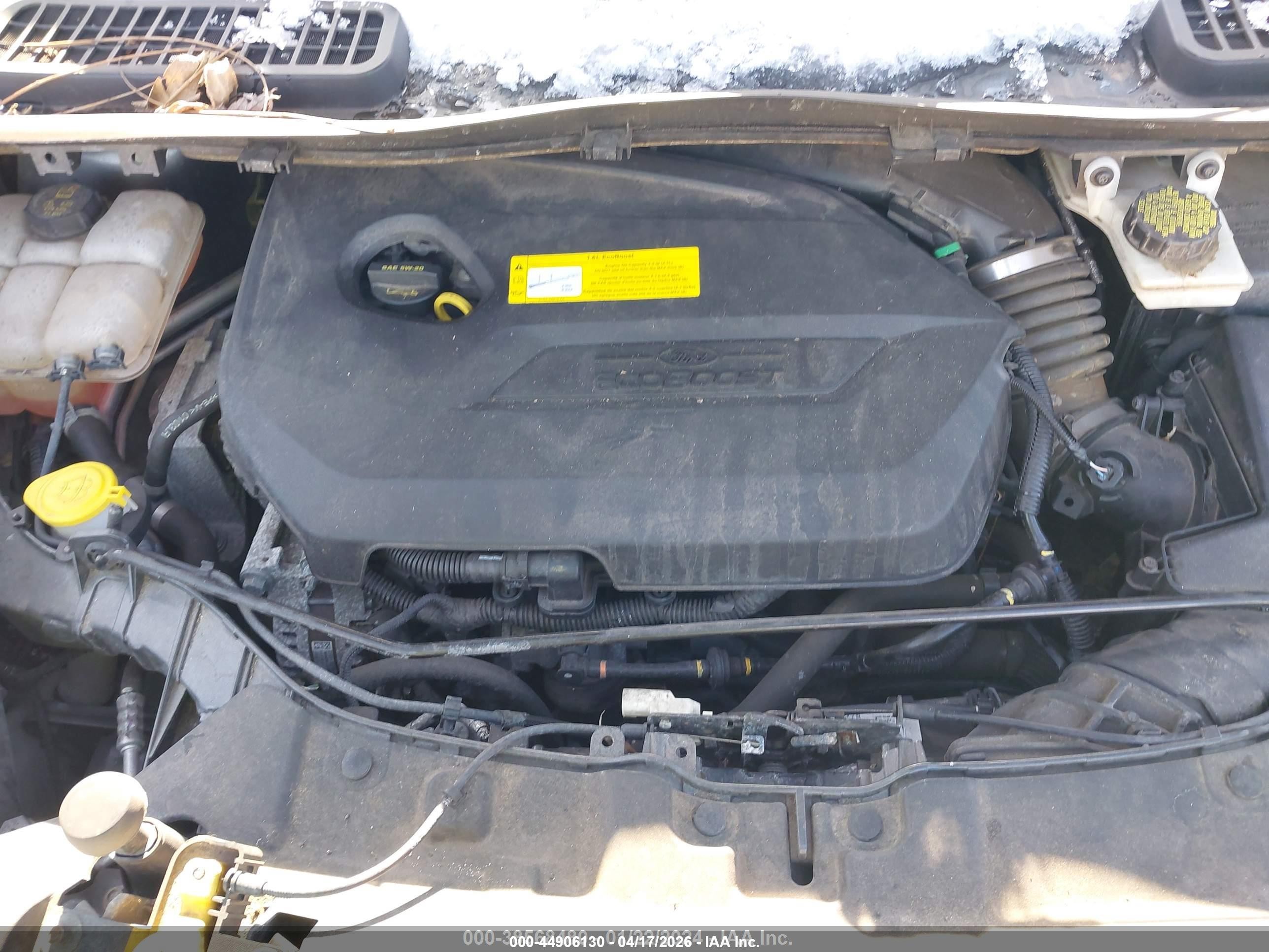 2015 Ford Escape Se Gray vin: 1FMCU9GX2FUA86580