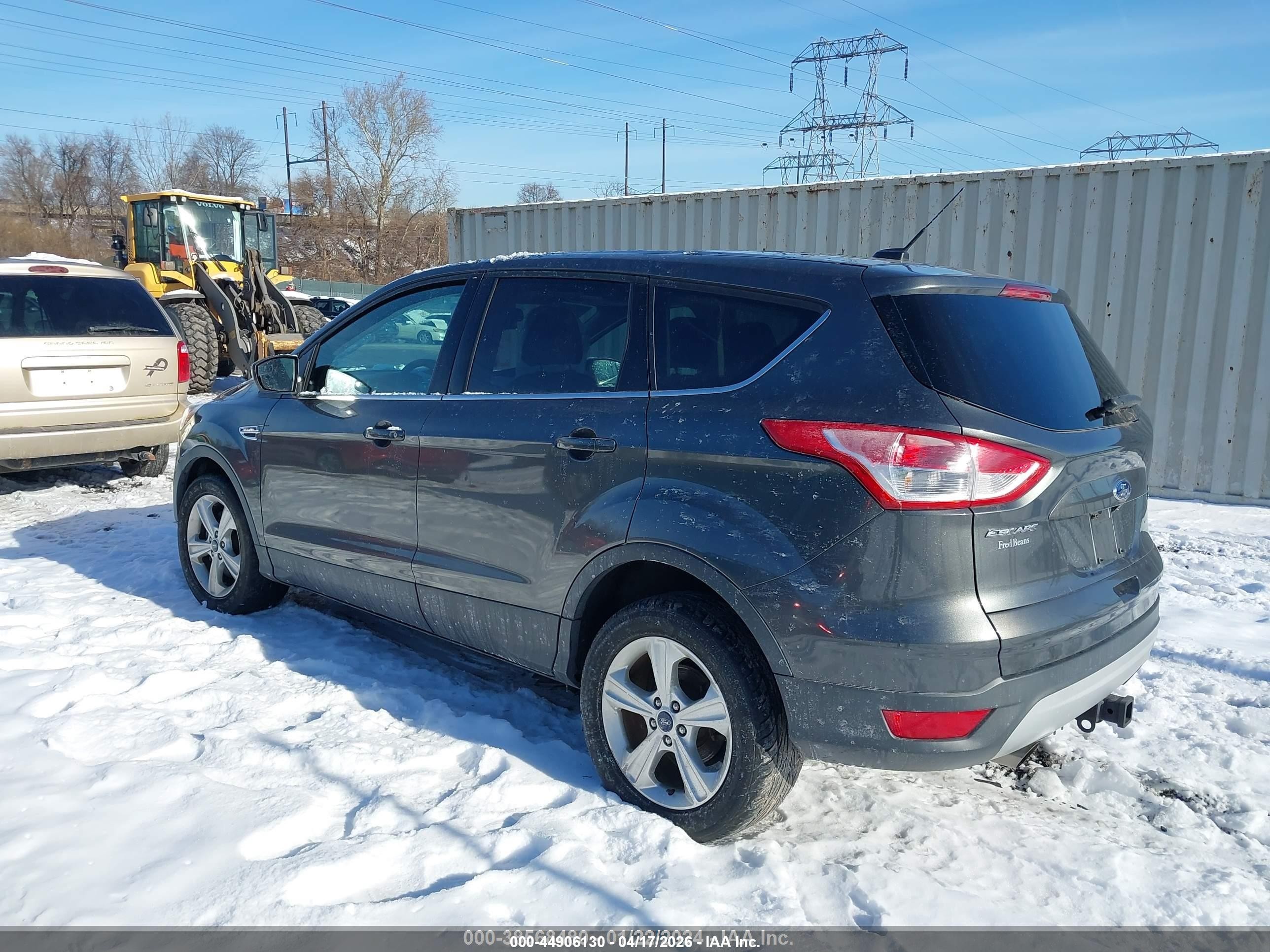 2015 Ford Escape Se Gray vin: 1FMCU9GX2FUA86580