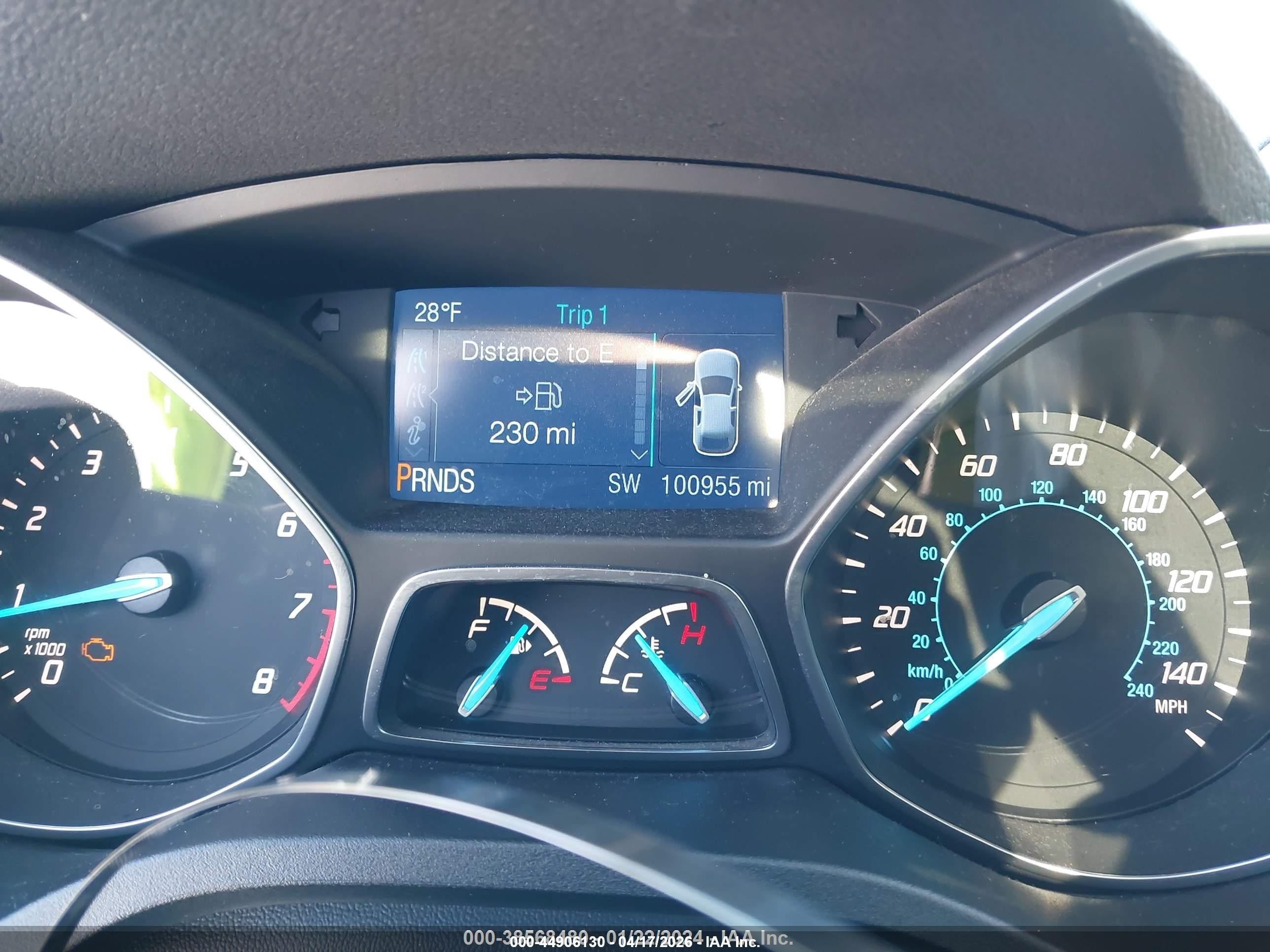 2015 Ford Escape Se Gray vin: 1FMCU9GX2FUA86580