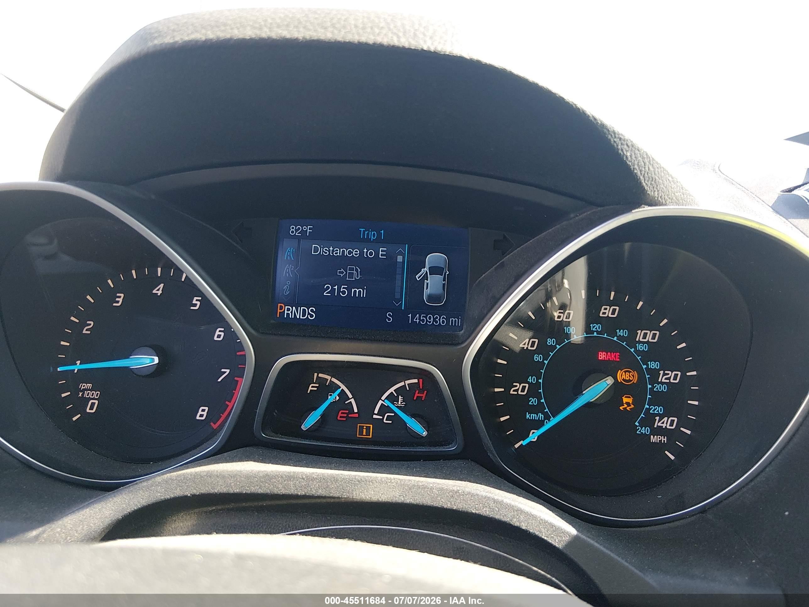2015 Ford Escape Se Черный vin: 1FMCU9GX2FUA86885
