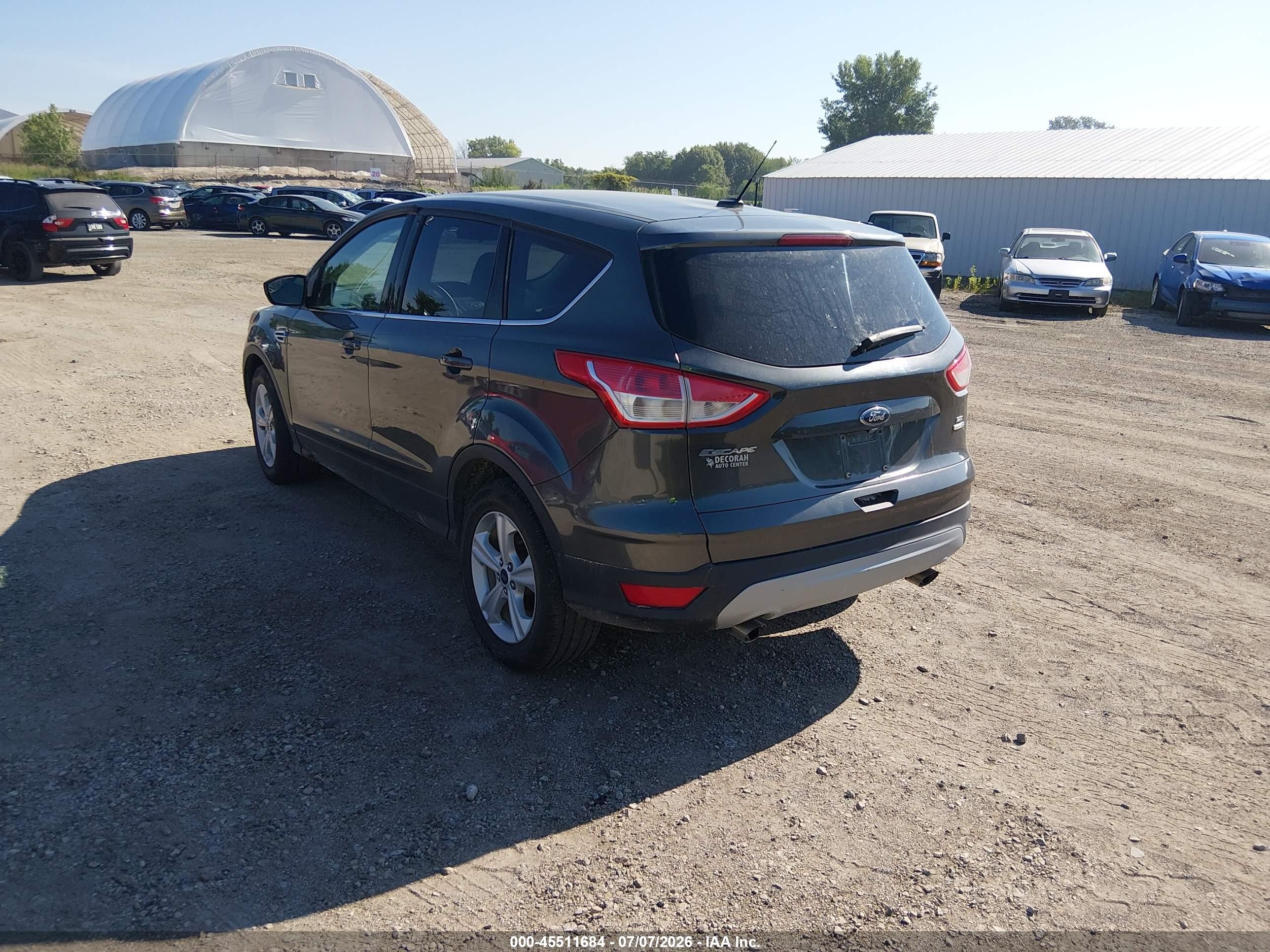 2015 Ford Escape Se Черный vin: 1FMCU9GX2FUA86885