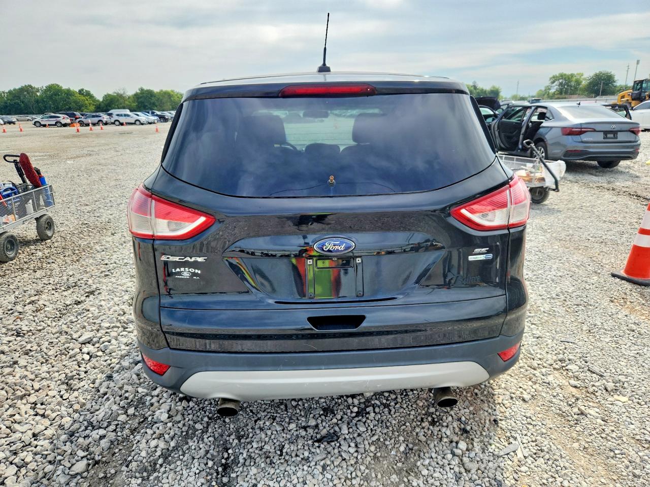 2015 Ford Escape Se Черный vin: 1FMCU9GX2FUA97885