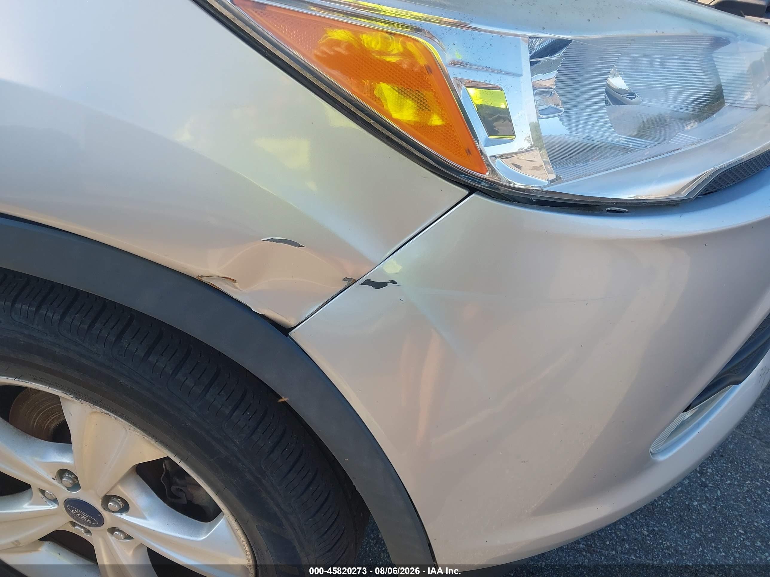 2015 Ford Escape Se Silver vin: 1FMCU9GX2FUB02910