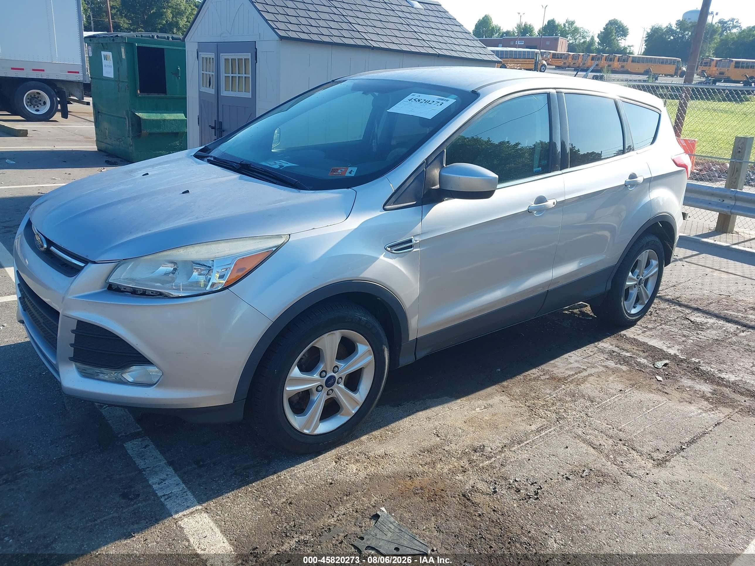 2015 Ford Escape Se Silver vin: 1FMCU9GX2FUB02910