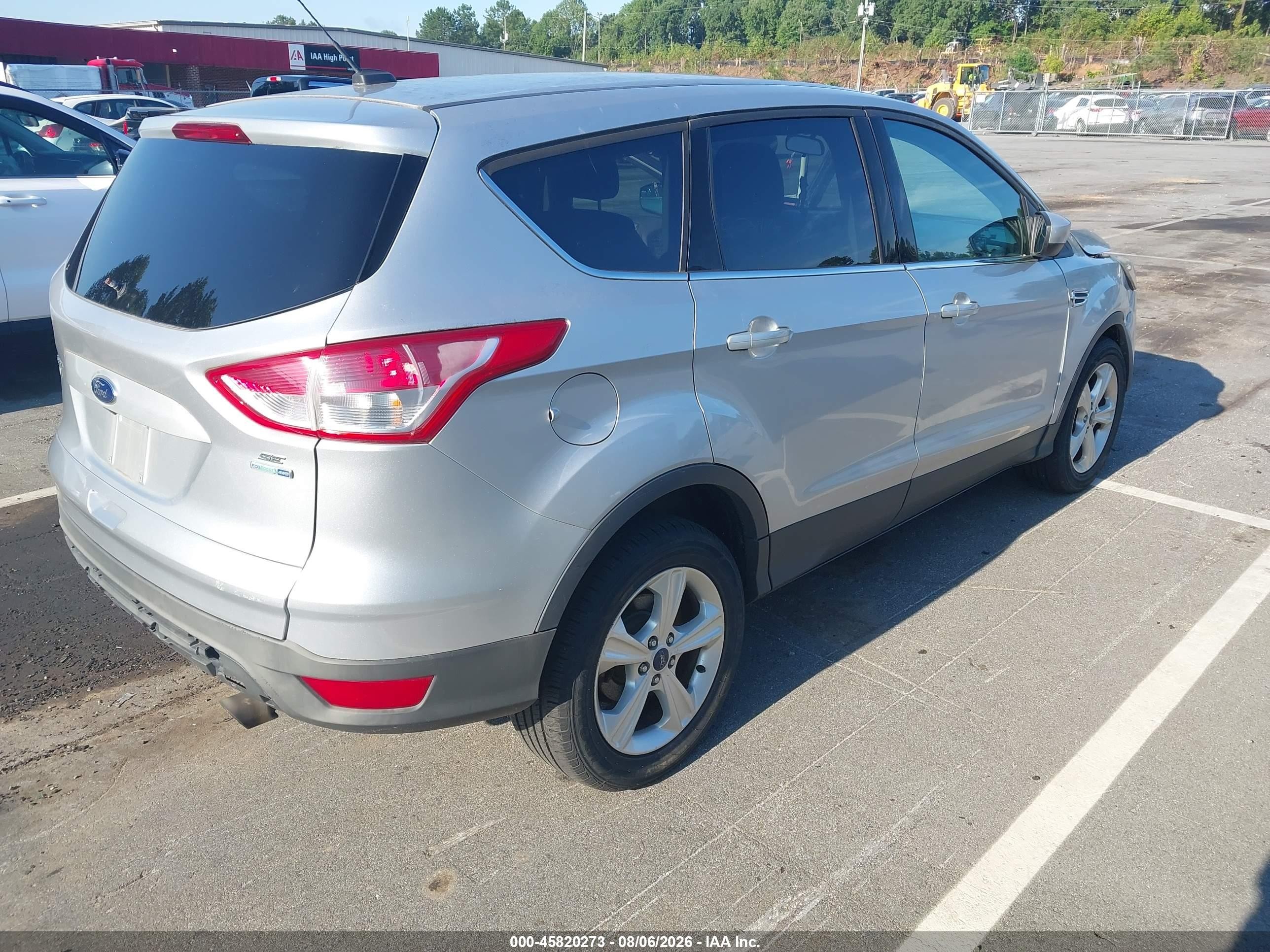 2015 Ford Escape Se Silver vin: 1FMCU9GX2FUB02910