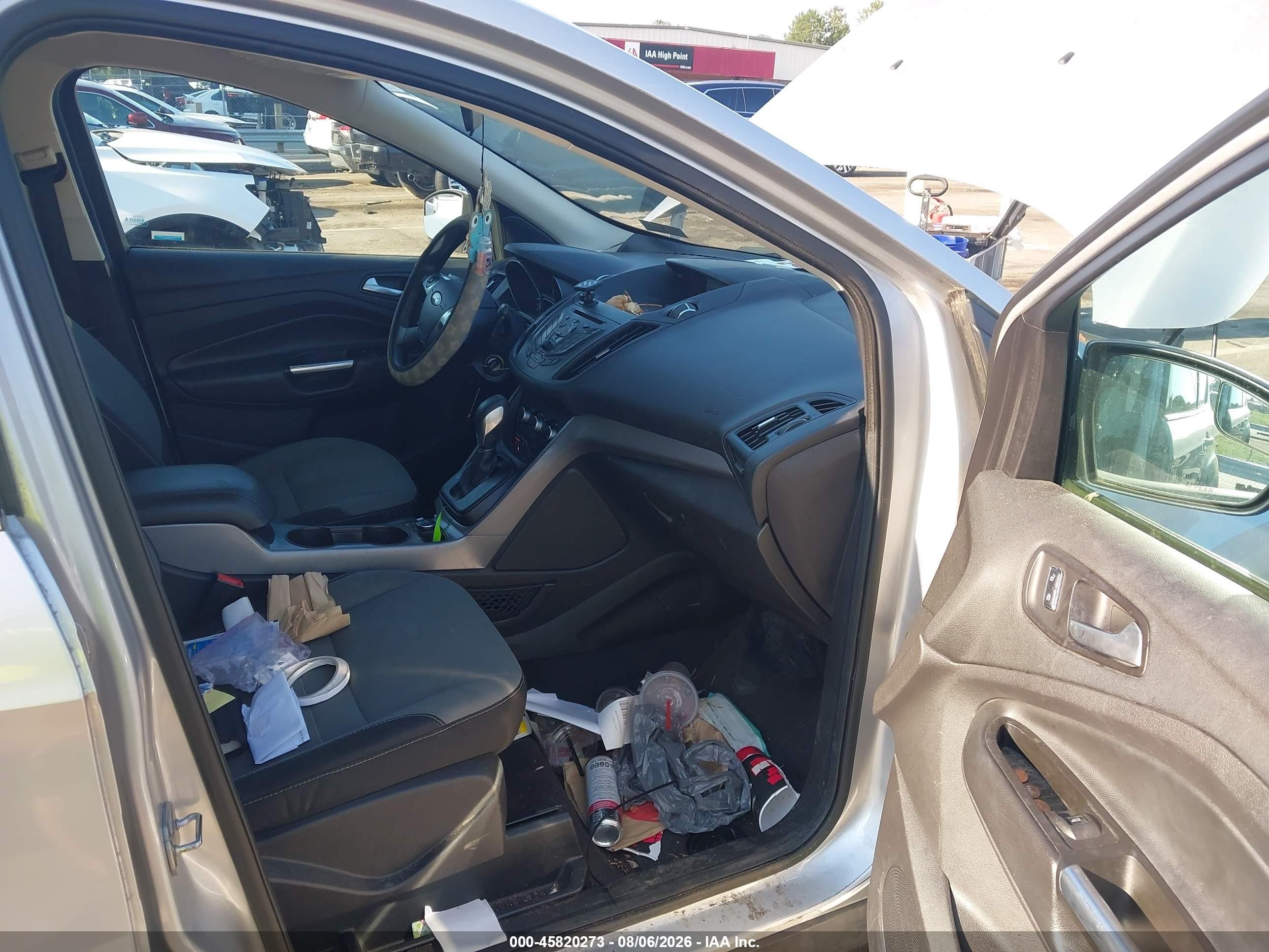 2015 Ford Escape Se Silver vin: 1FMCU9GX2FUB02910