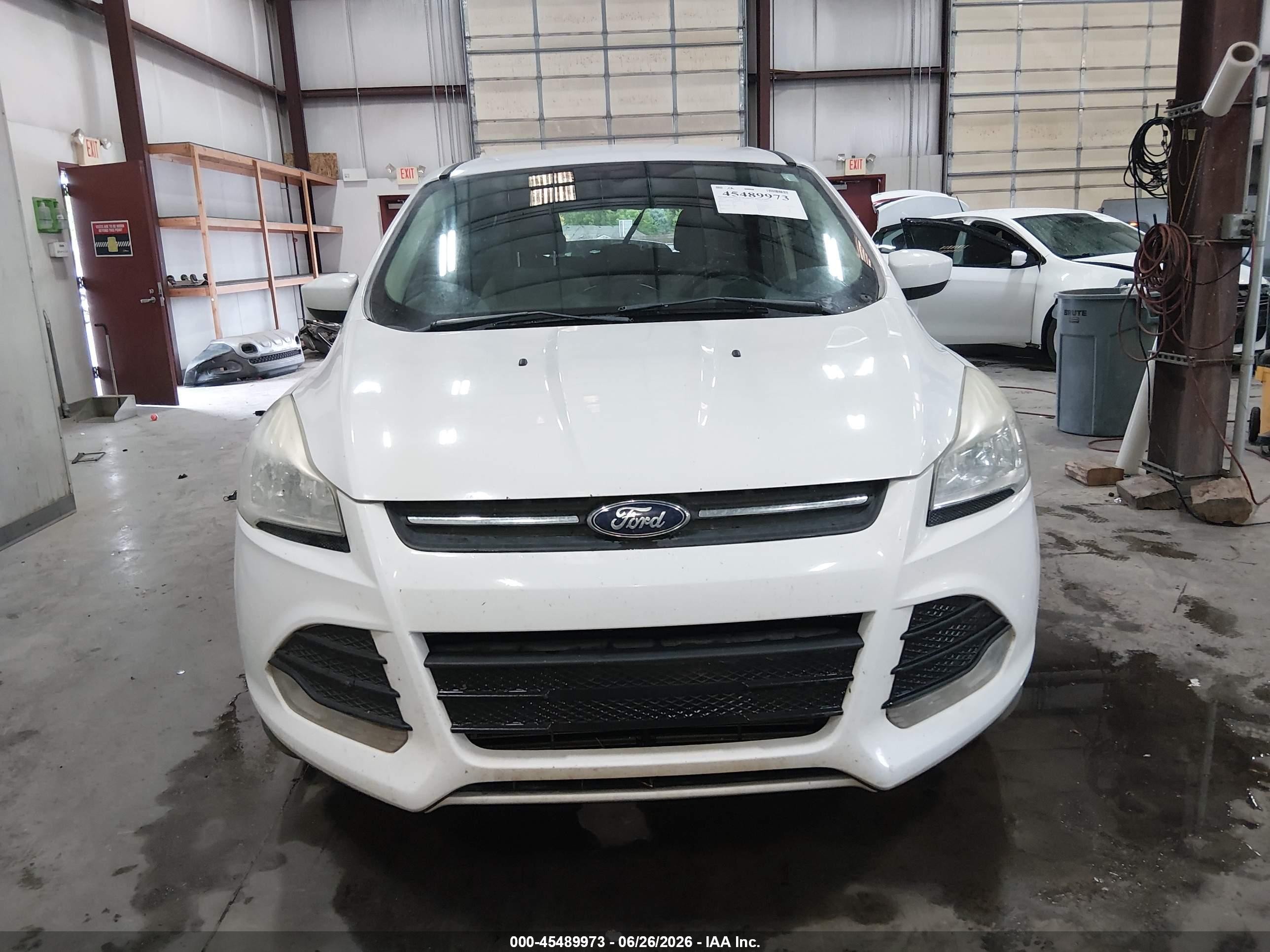 2015 Ford Escape Se White vin: 1FMCU9GX2FUB50326