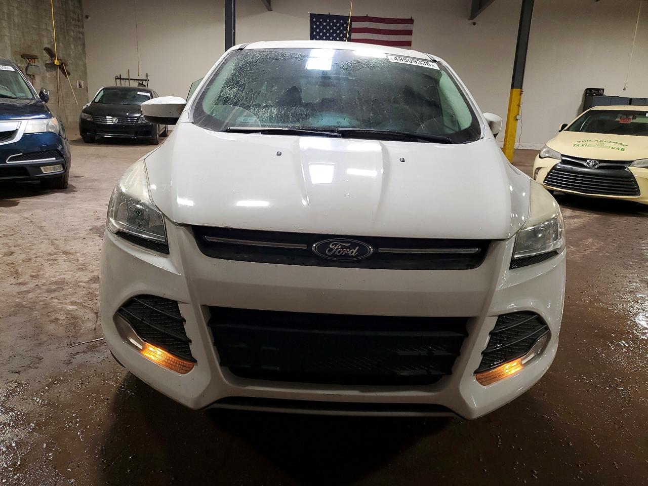 2015 Ford Escape Se White vin: 1FMCU9GX2FUC10153