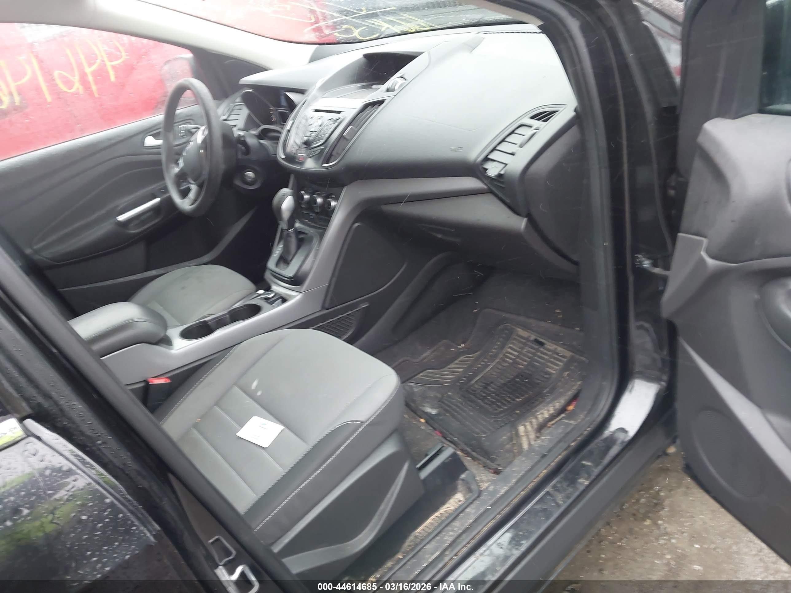 2015 Ford Escape Se Black vin: 1FMCU9GX2FUC65671