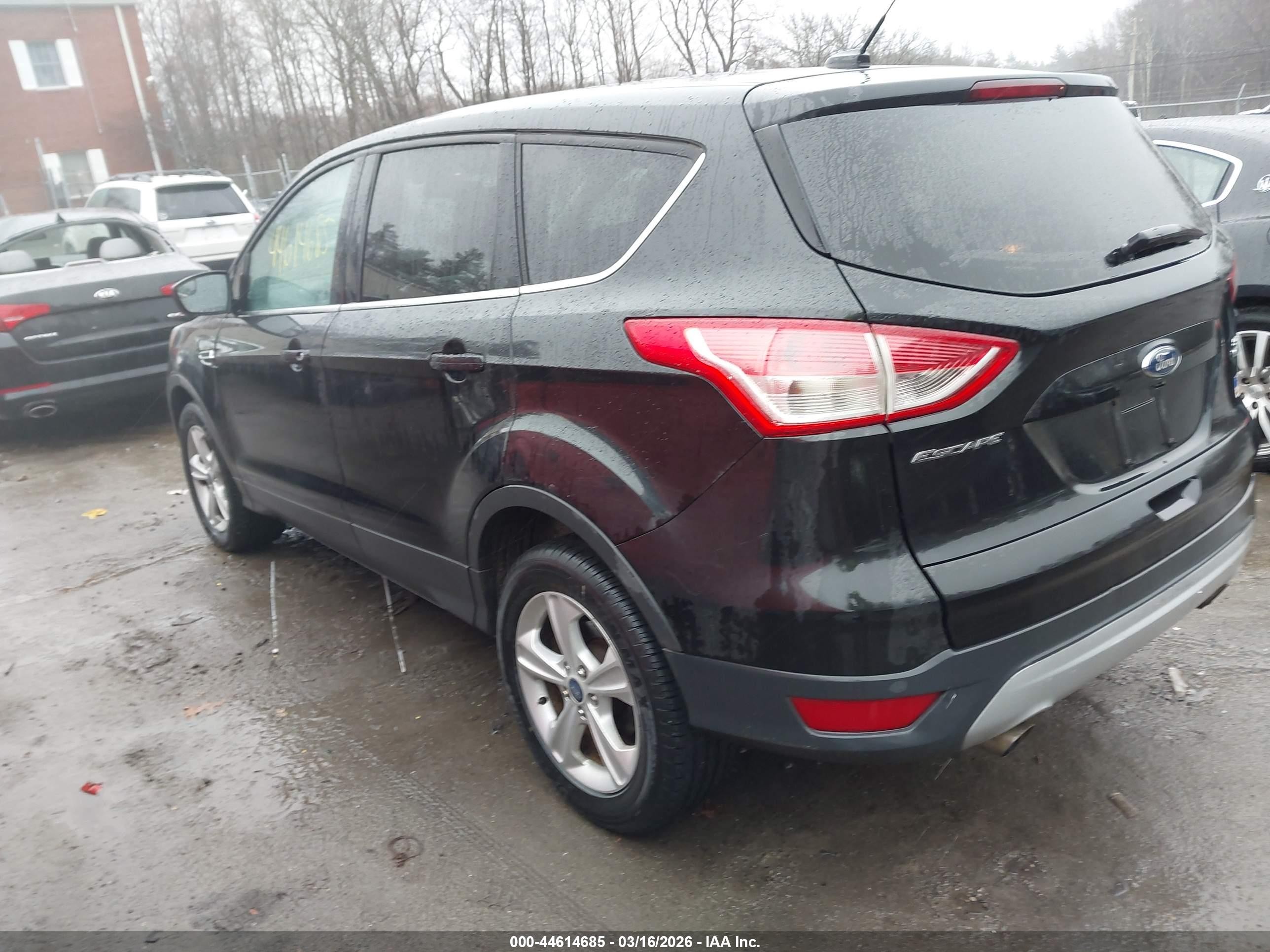 2015 Ford Escape Se Black vin: 1FMCU9GX2FUC65671
