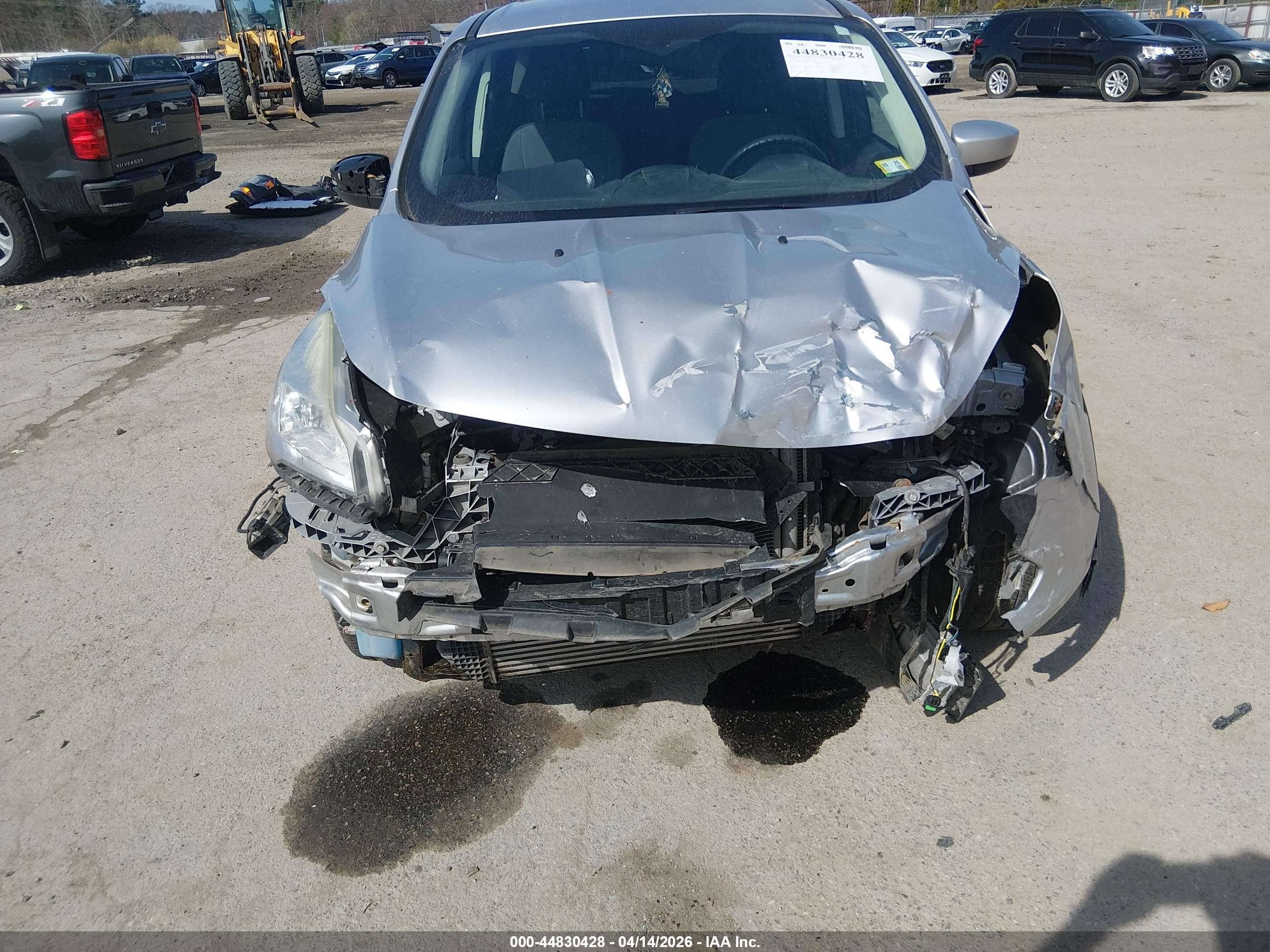 2016 Ford Escape Se Silver vin: 1FMCU9GX2GUA16353