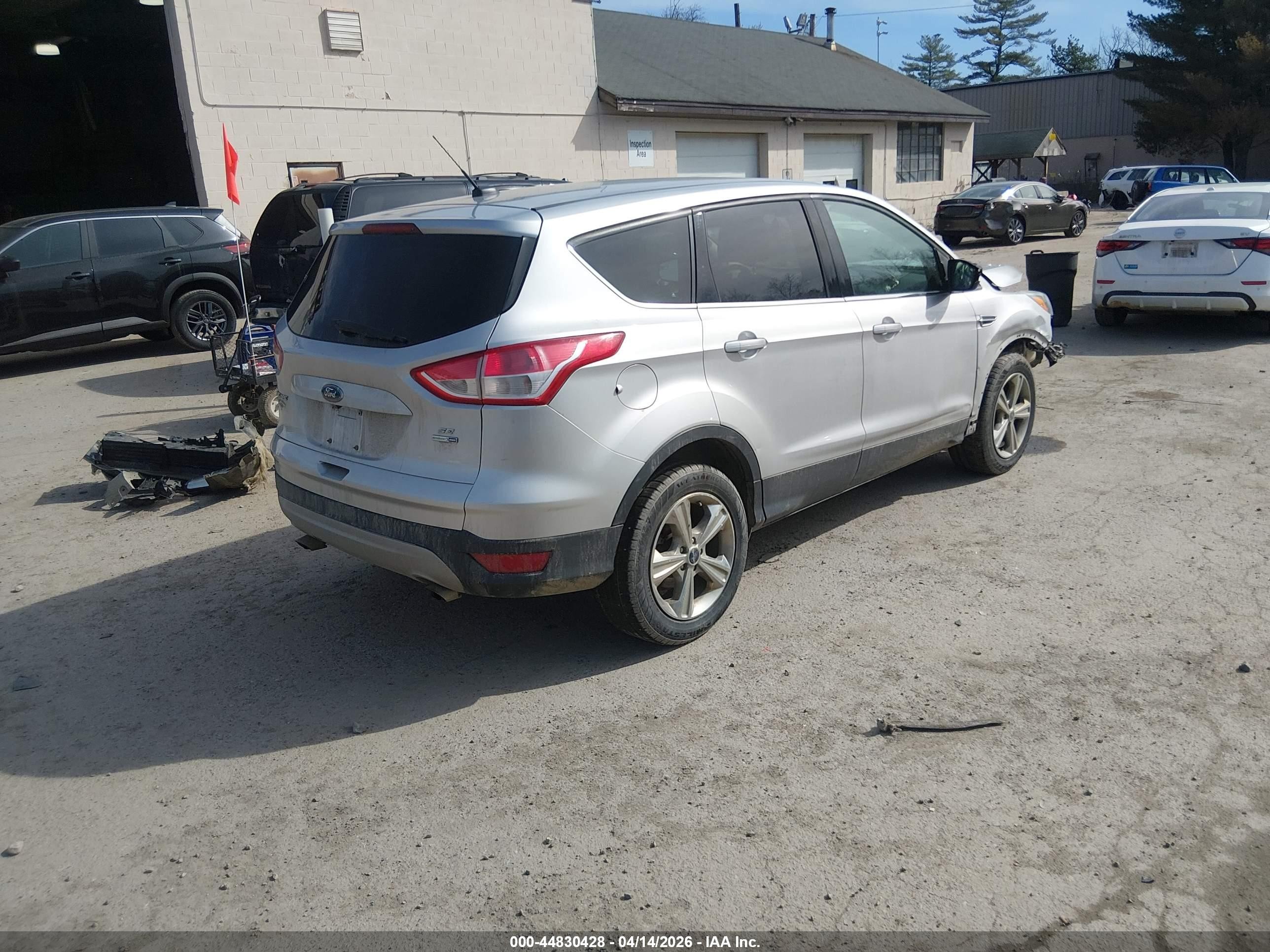2016 Ford Escape Se Silver vin: 1FMCU9GX2GUA16353