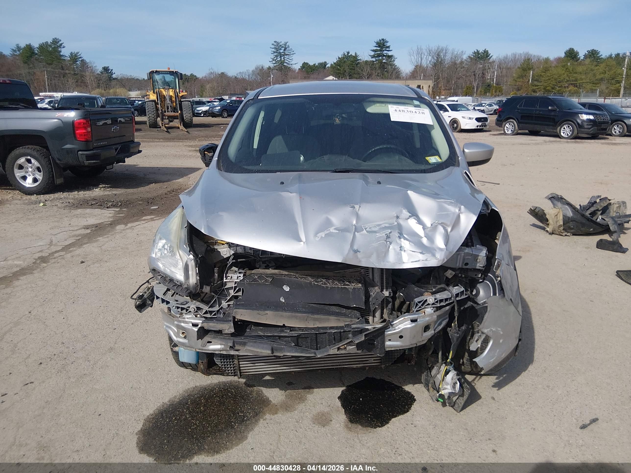 2016 Ford Escape Se Silver vin: 1FMCU9GX2GUA16353