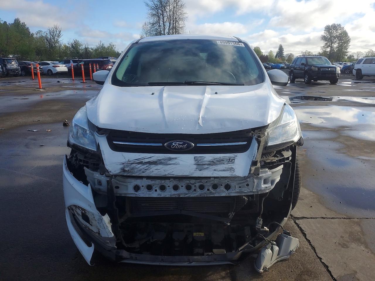 2013 Ford Escape Se White vin: 1FMCU9GX3DUA07186