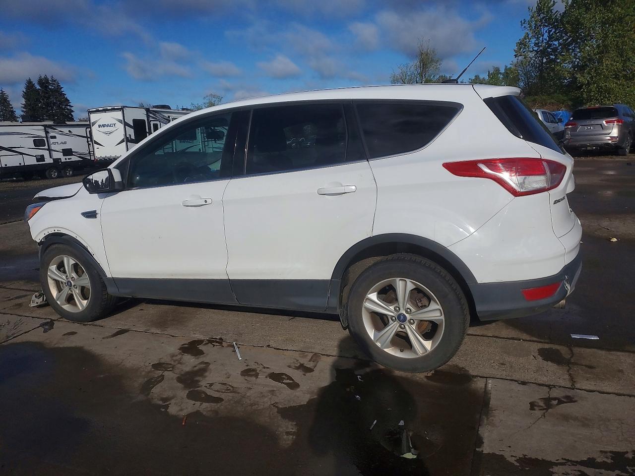 2013 Ford Escape Se White vin: 1FMCU9GX3DUA07186