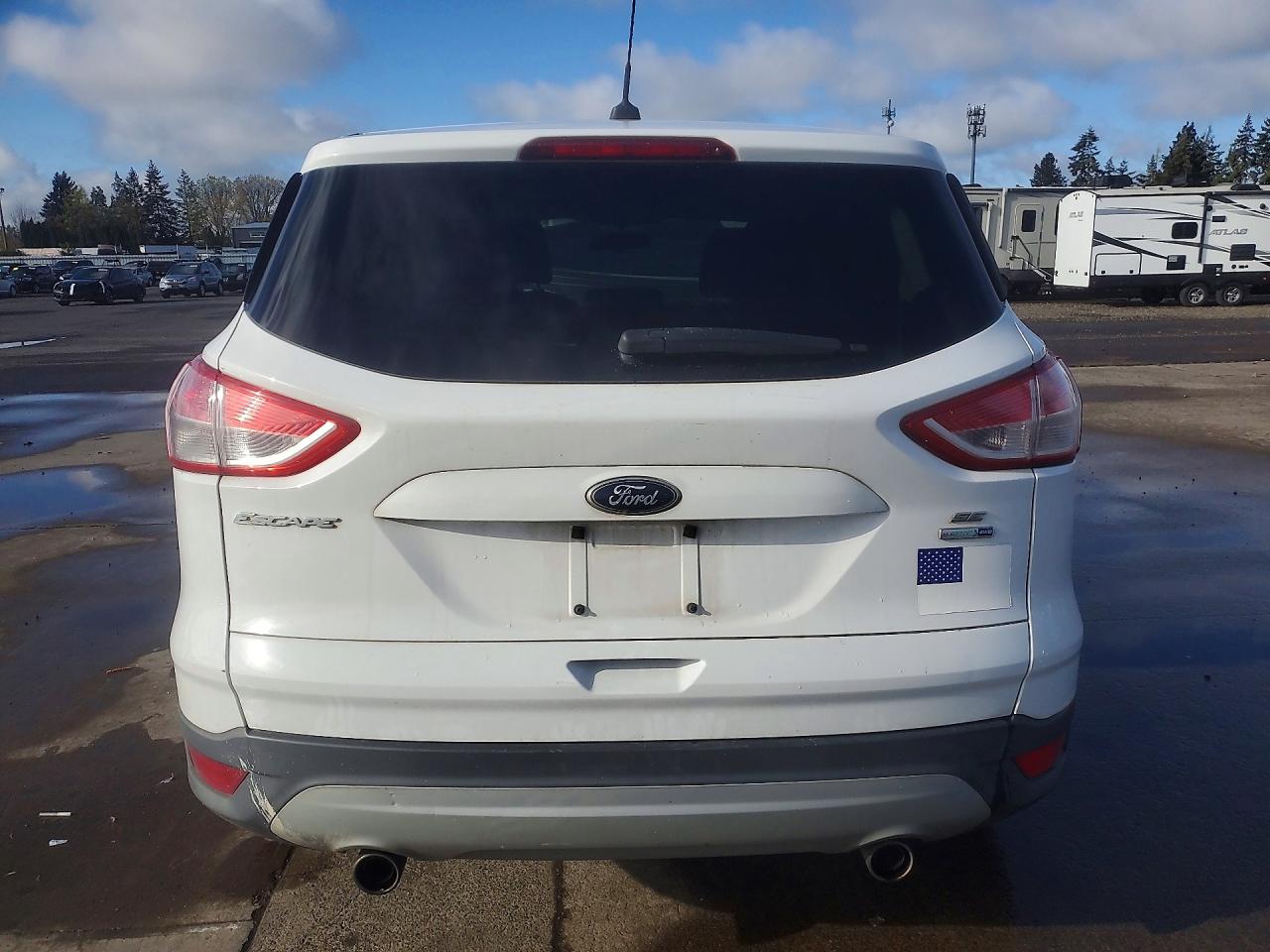 2013 Ford Escape Se White vin: 1FMCU9GX3DUA07186