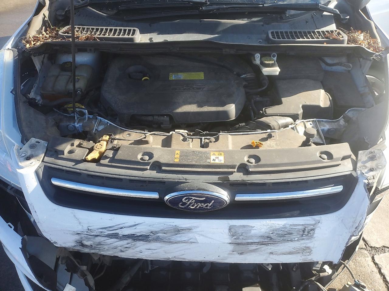 2013 Ford Escape Se White vin: 1FMCU9GX3DUA07186