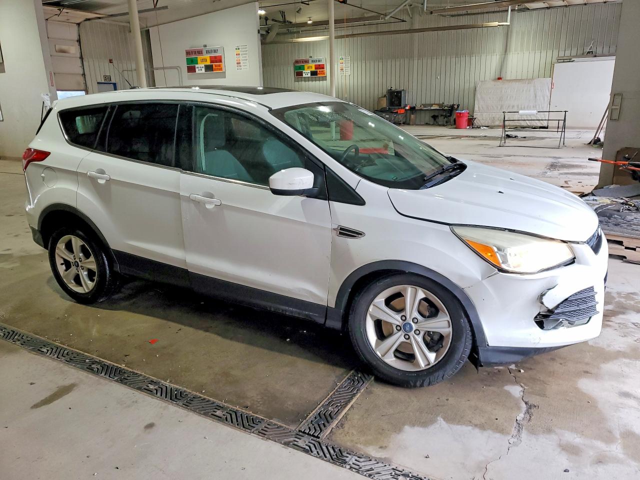 2013 Ford Escape Se White vin: 1FMCU9GX3DUA47297