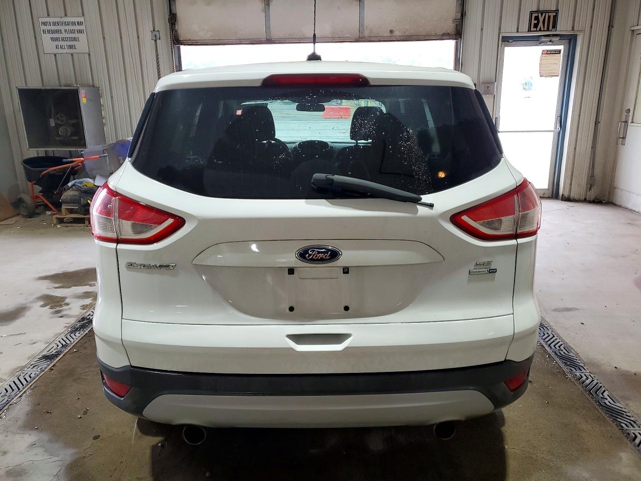 2013 Ford Escape Se White vin: 1FMCU9GX3DUA47297