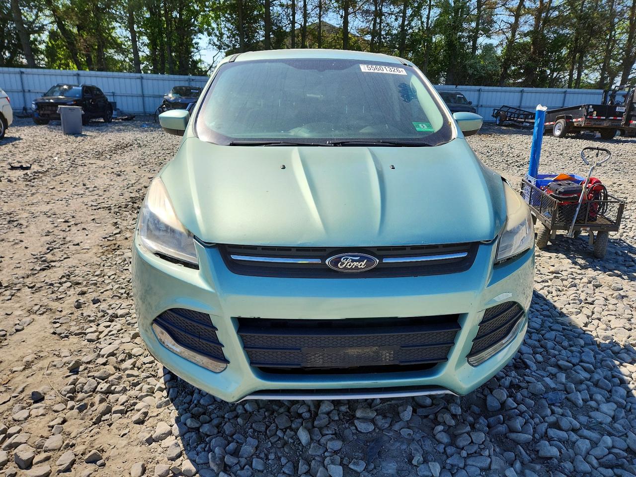 2013 Ford Escape Se Green vin: 1FMCU9GX3DUB44709