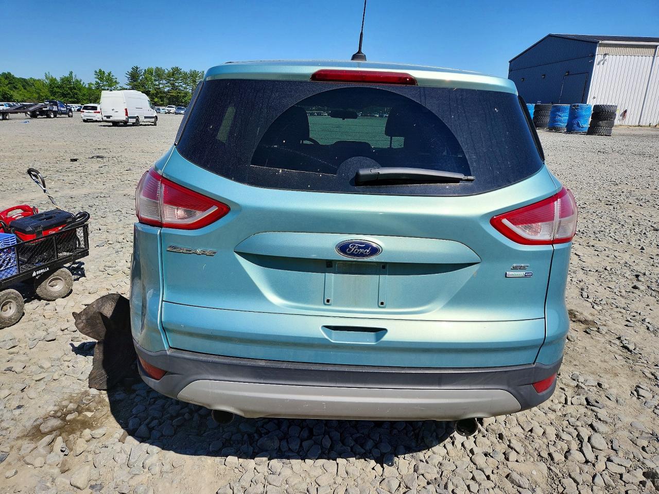 2013 Ford Escape Se Green vin: 1FMCU9GX3DUB44709