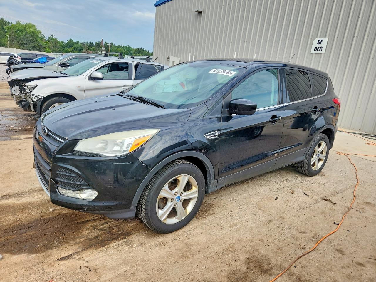2013 Ford Escape Se Black vin: 1FMCU9GX3DUB66094