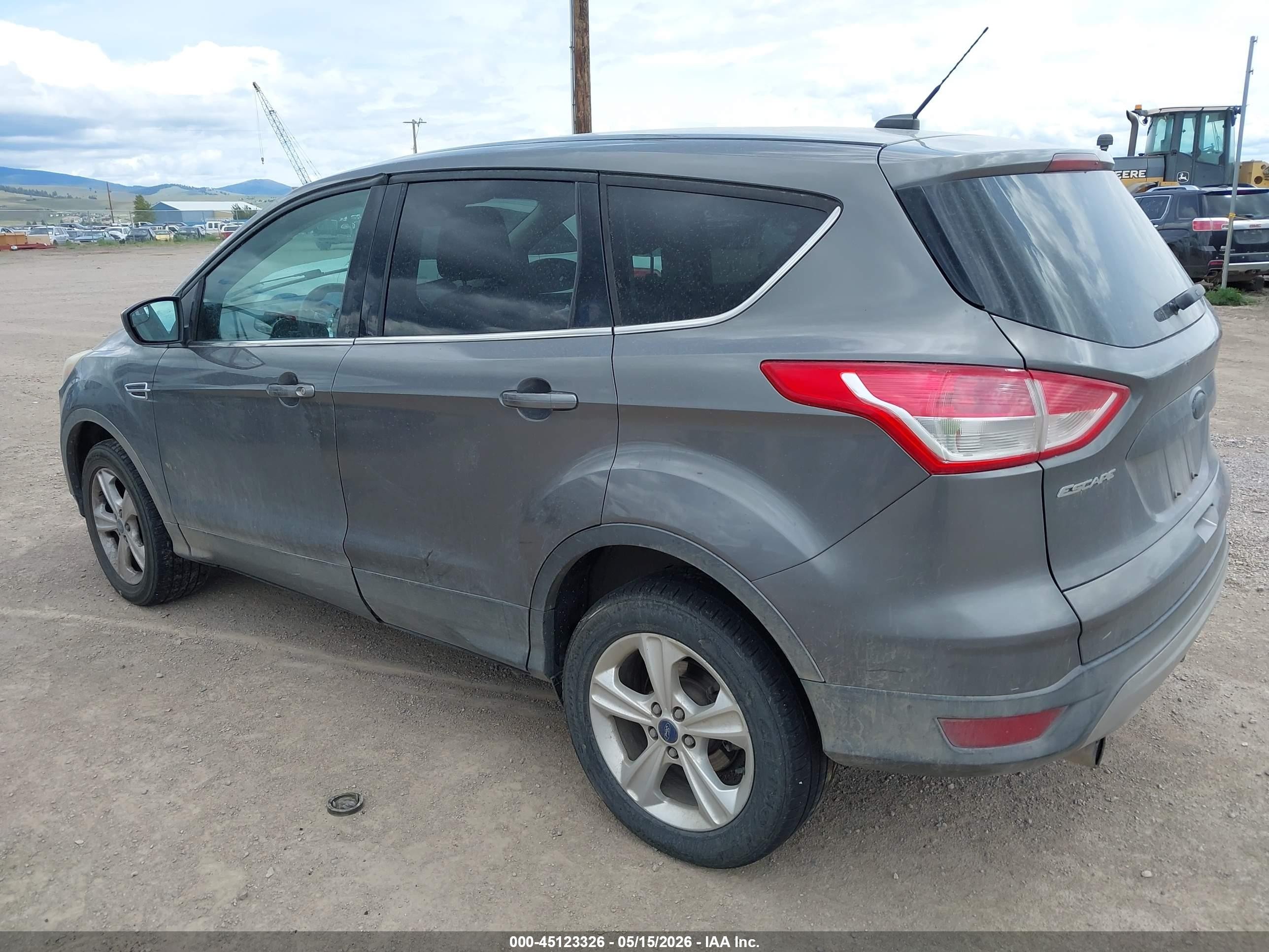 2013 Ford Escape Se Gray vin: 1FMCU9GX3DUC48407