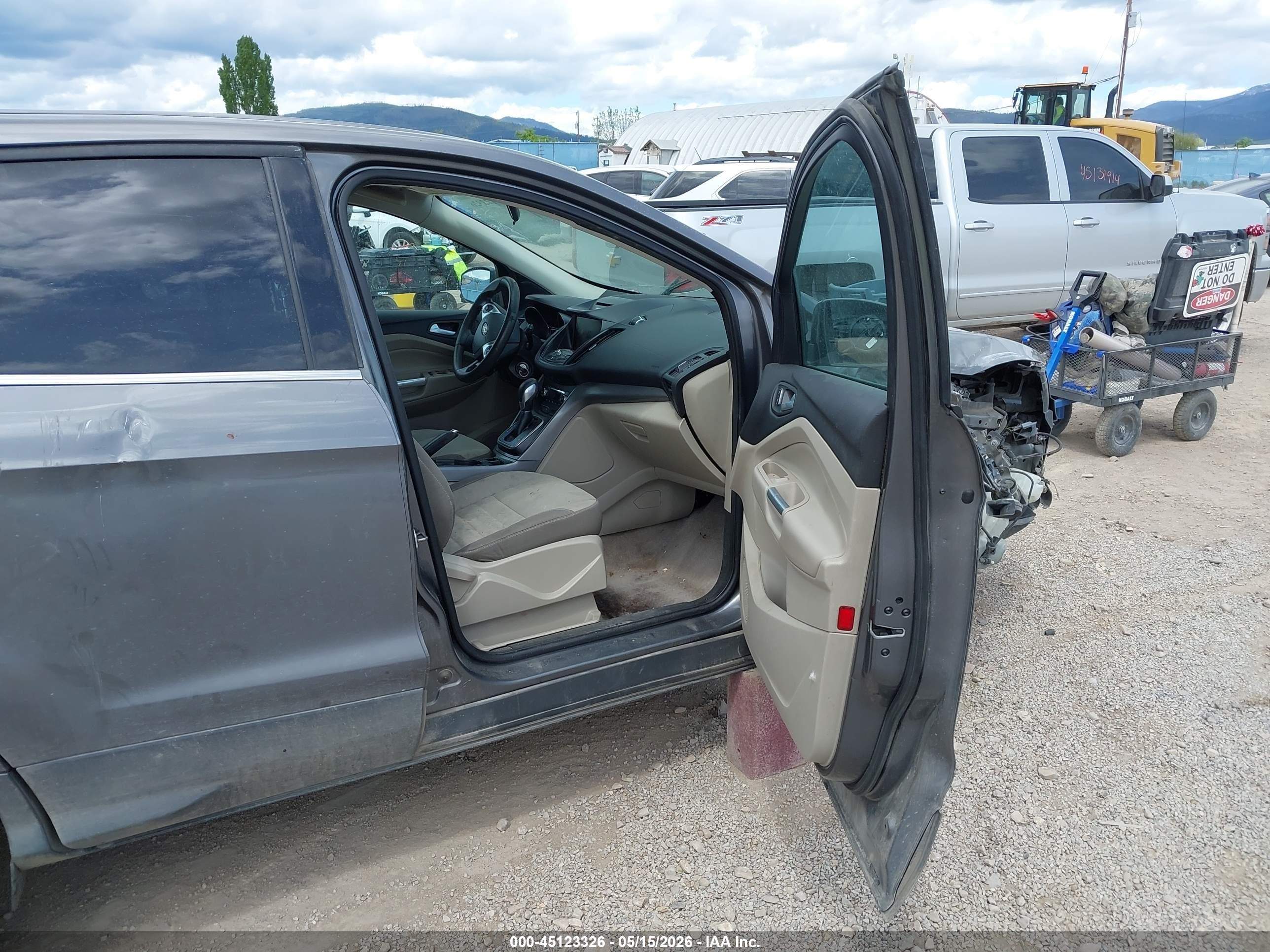 2013 Ford Escape Se Gray vin: 1FMCU9GX3DUC48407