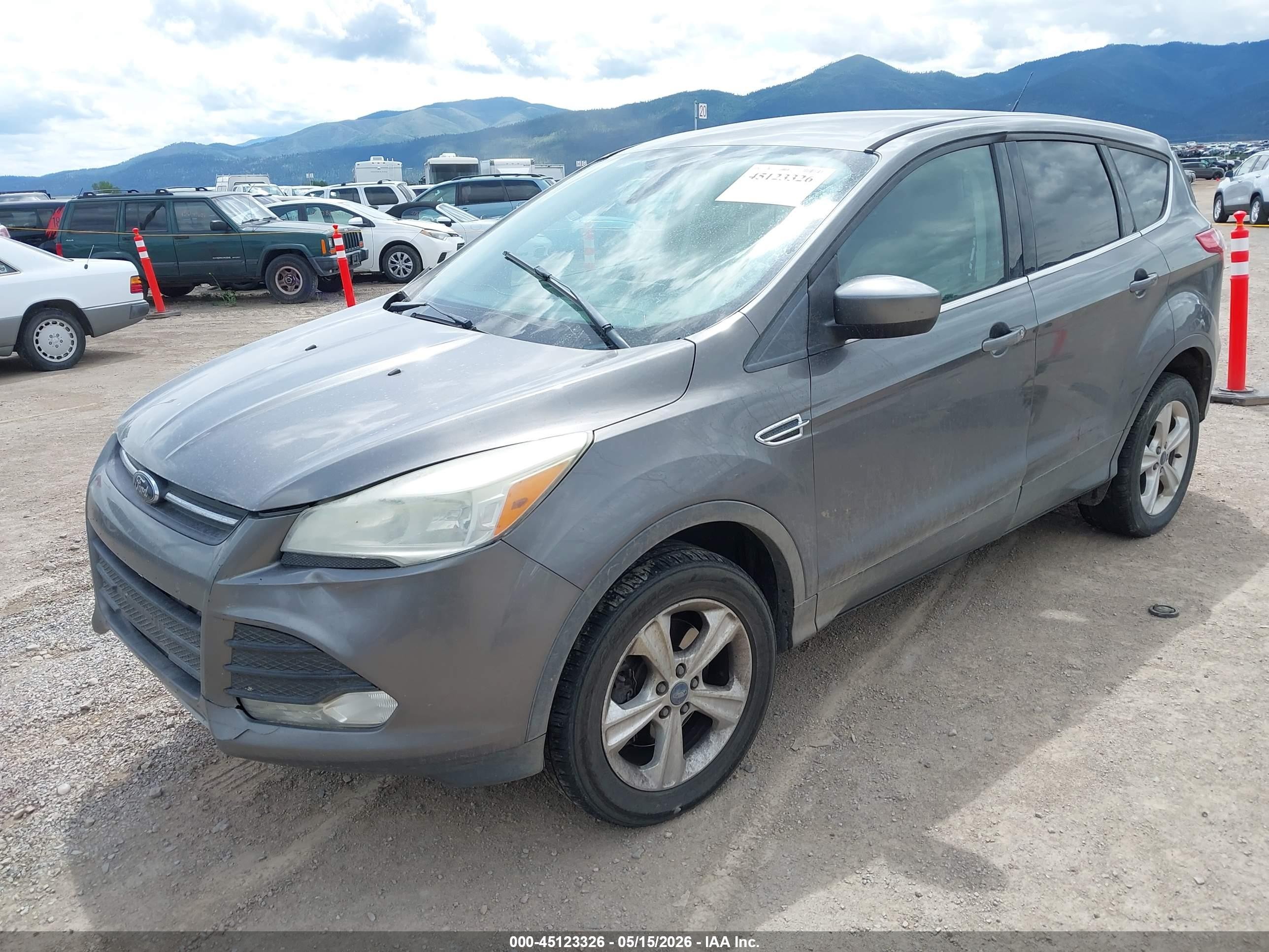 2013 Ford Escape Se Gray vin: 1FMCU9GX3DUC48407