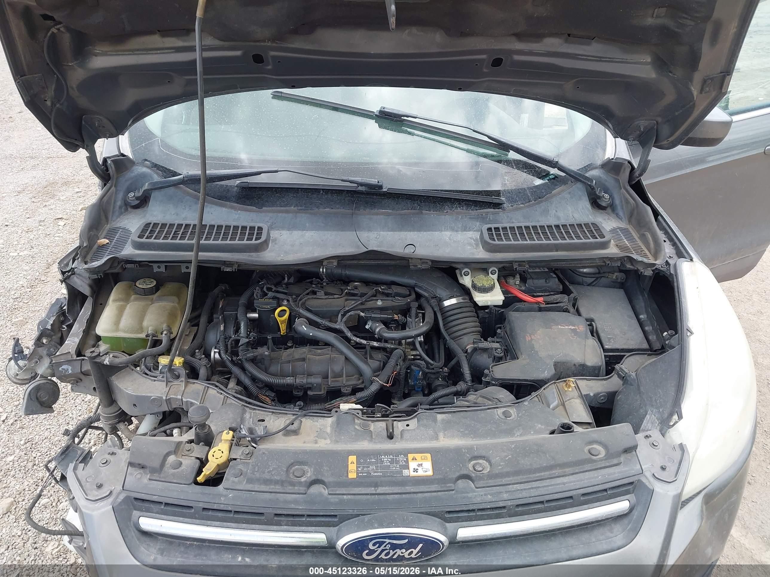 2013 Ford Escape Se Gray vin: 1FMCU9GX3DUC48407