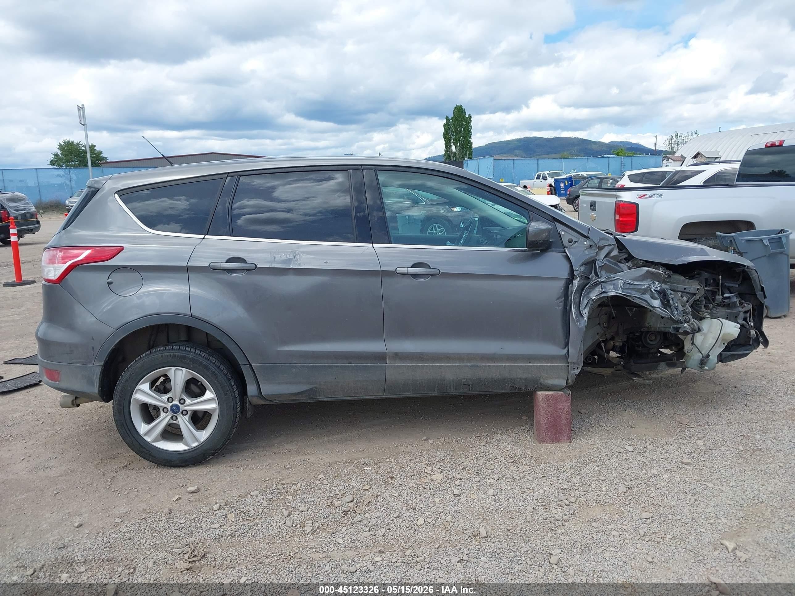 2013 Ford Escape Se Gray vin: 1FMCU9GX3DUC48407