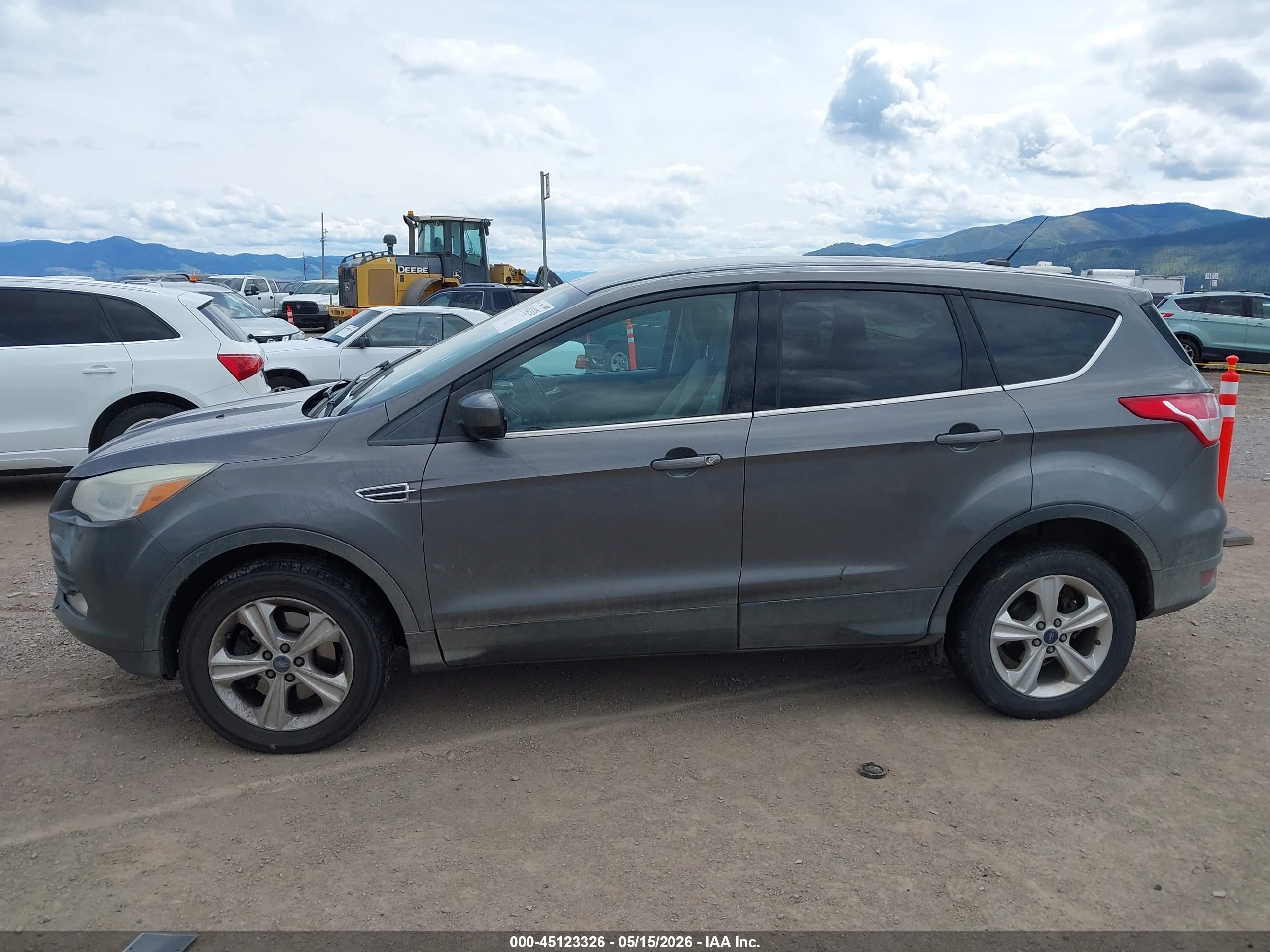 2013 Ford Escape Se Gray vin: 1FMCU9GX3DUC48407