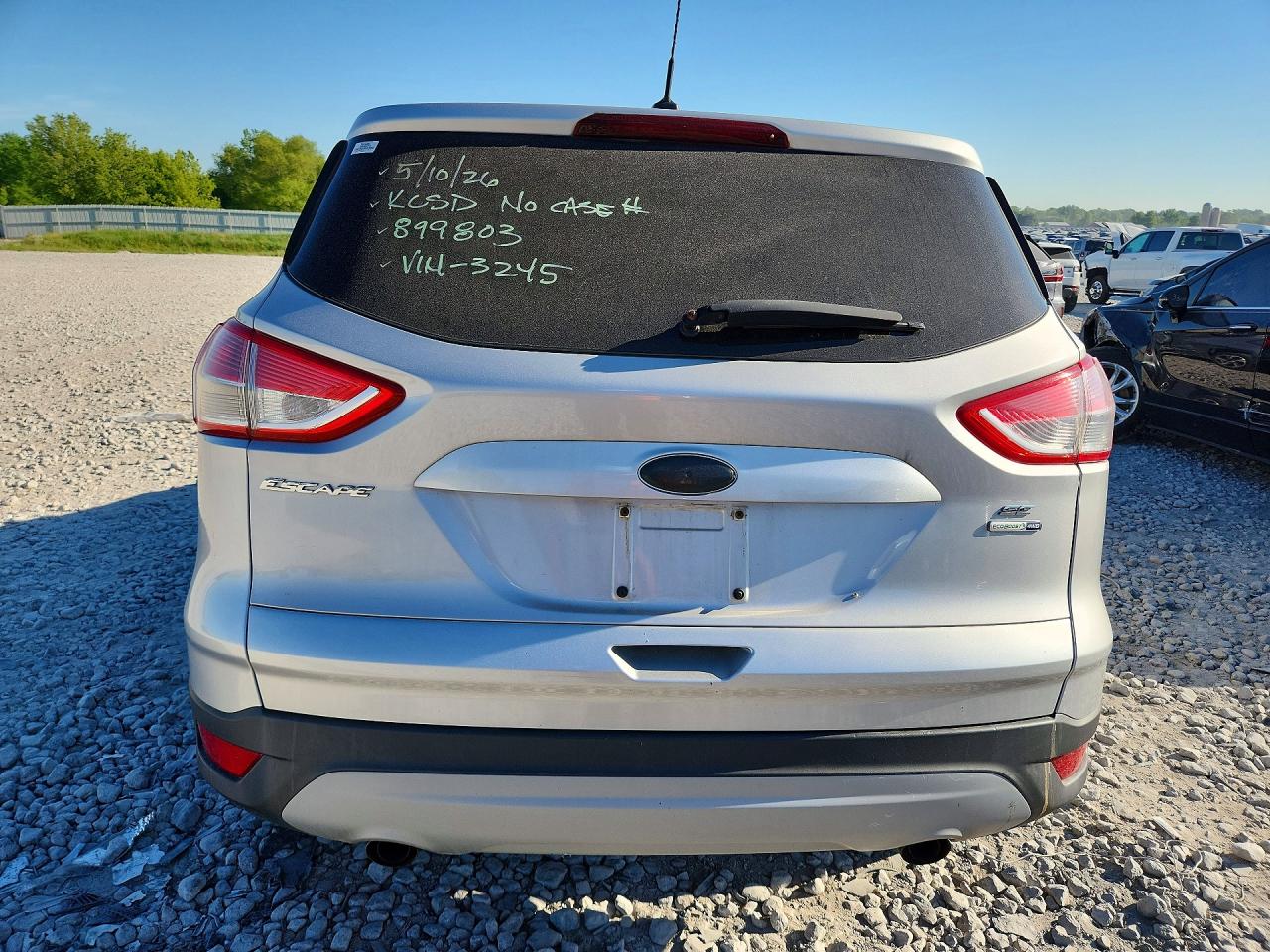 2013 Ford Escape Se Silver vin: 1FMCU9GX3DUD73245