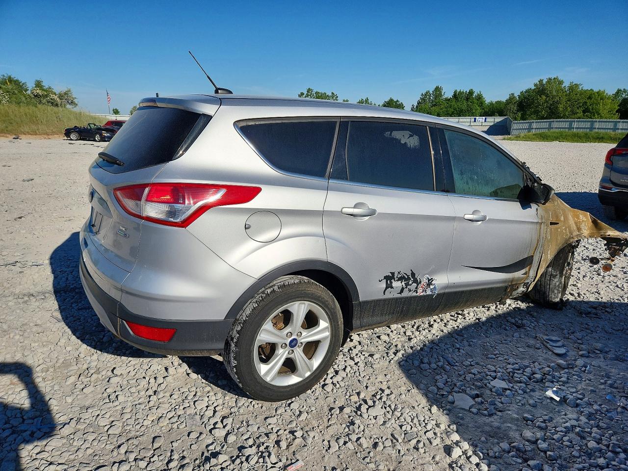 2013 Ford Escape Se Silver vin: 1FMCU9GX3DUD73245