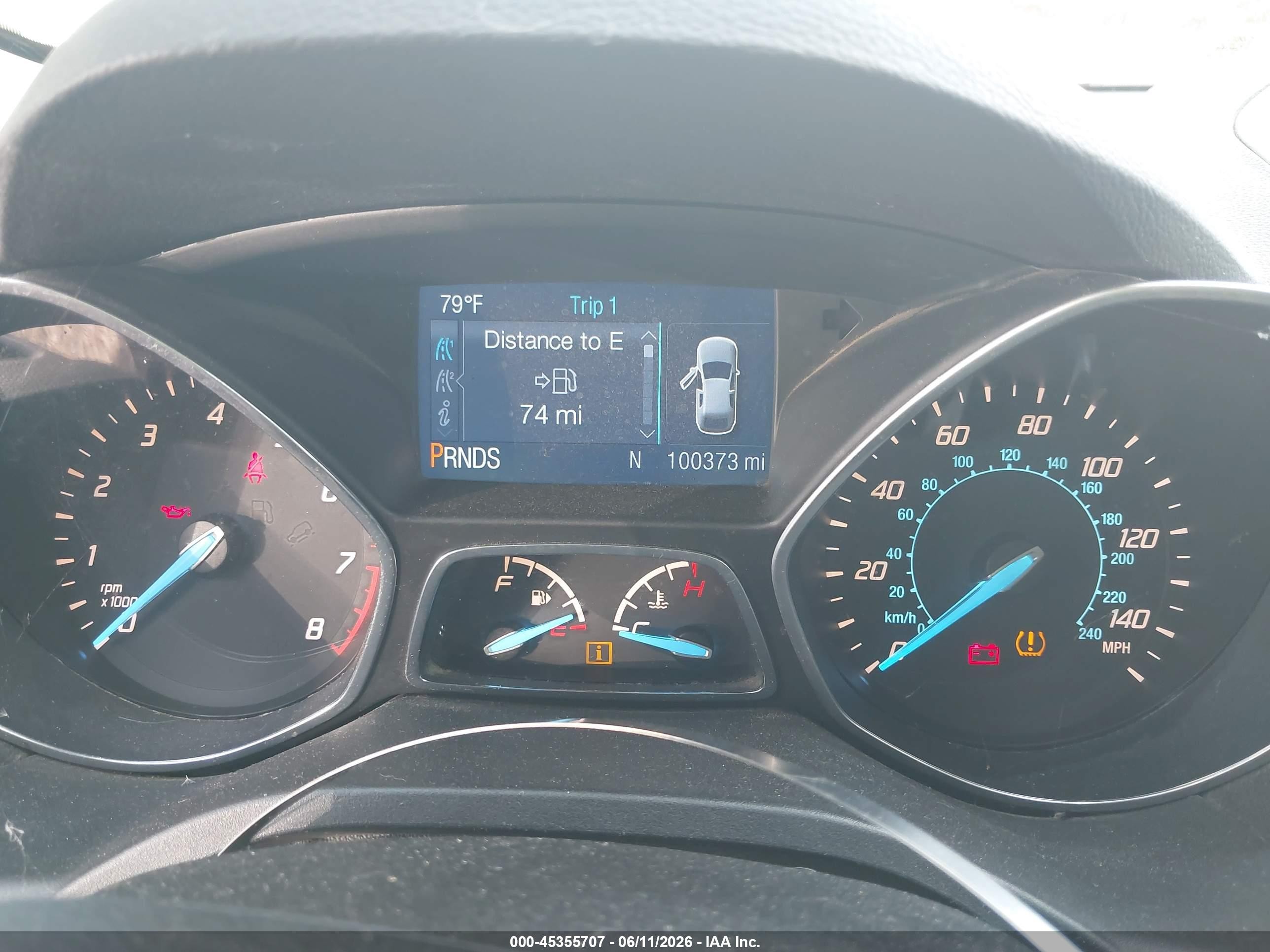2014 Ford Escape Se White vin: 1FMCU9GX3EUA54008