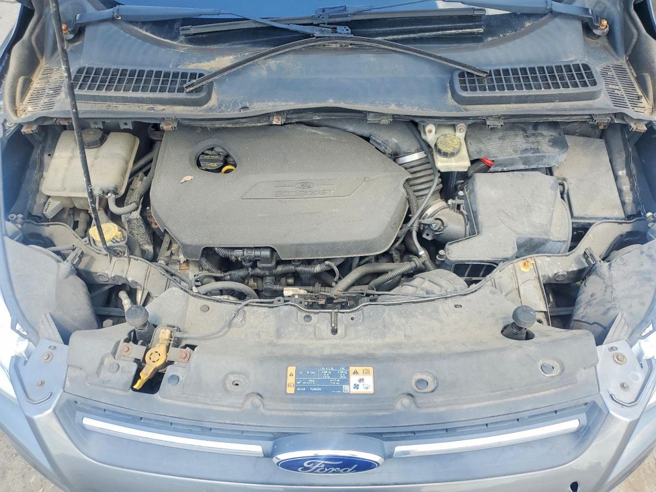 2014 Ford Escape Se Gray vin: 1FMCU9GX3EUB20704