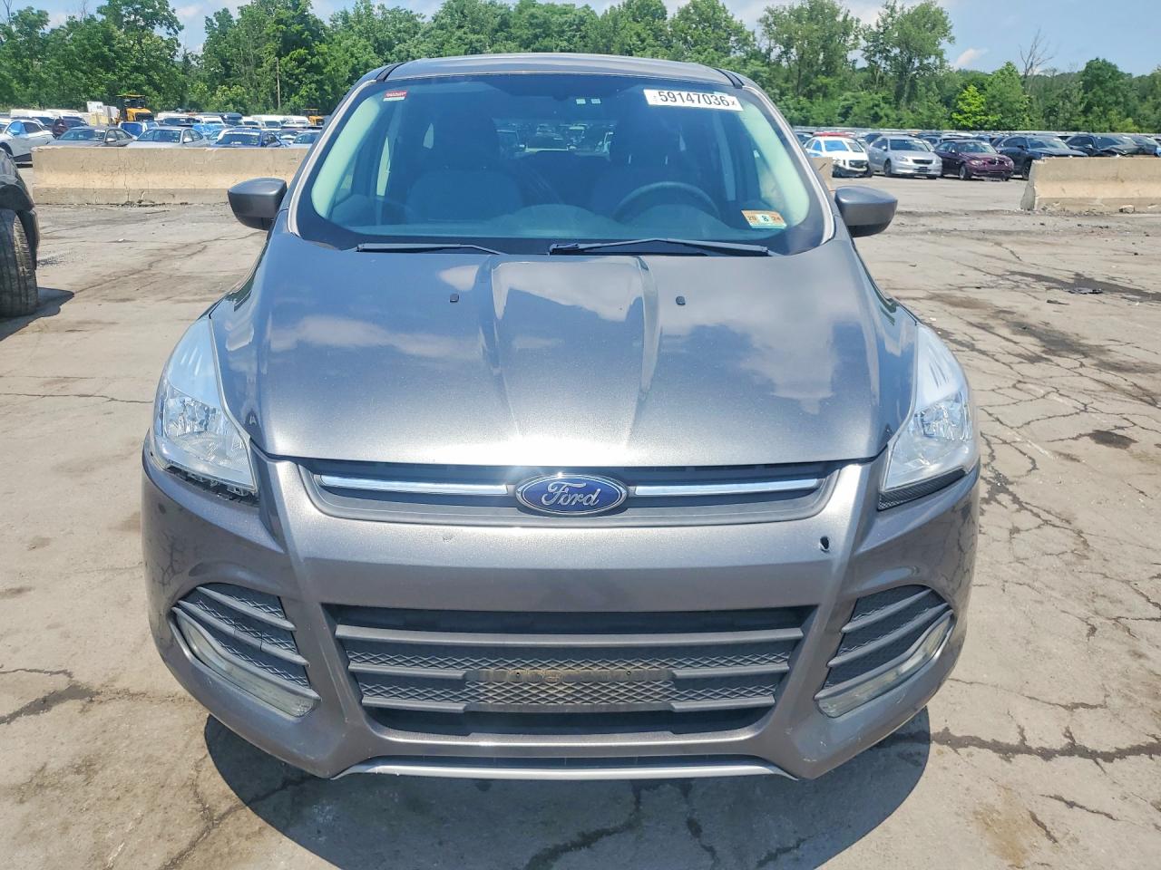 2014 Ford Escape Se Gray vin: 1FMCU9GX3EUB20704