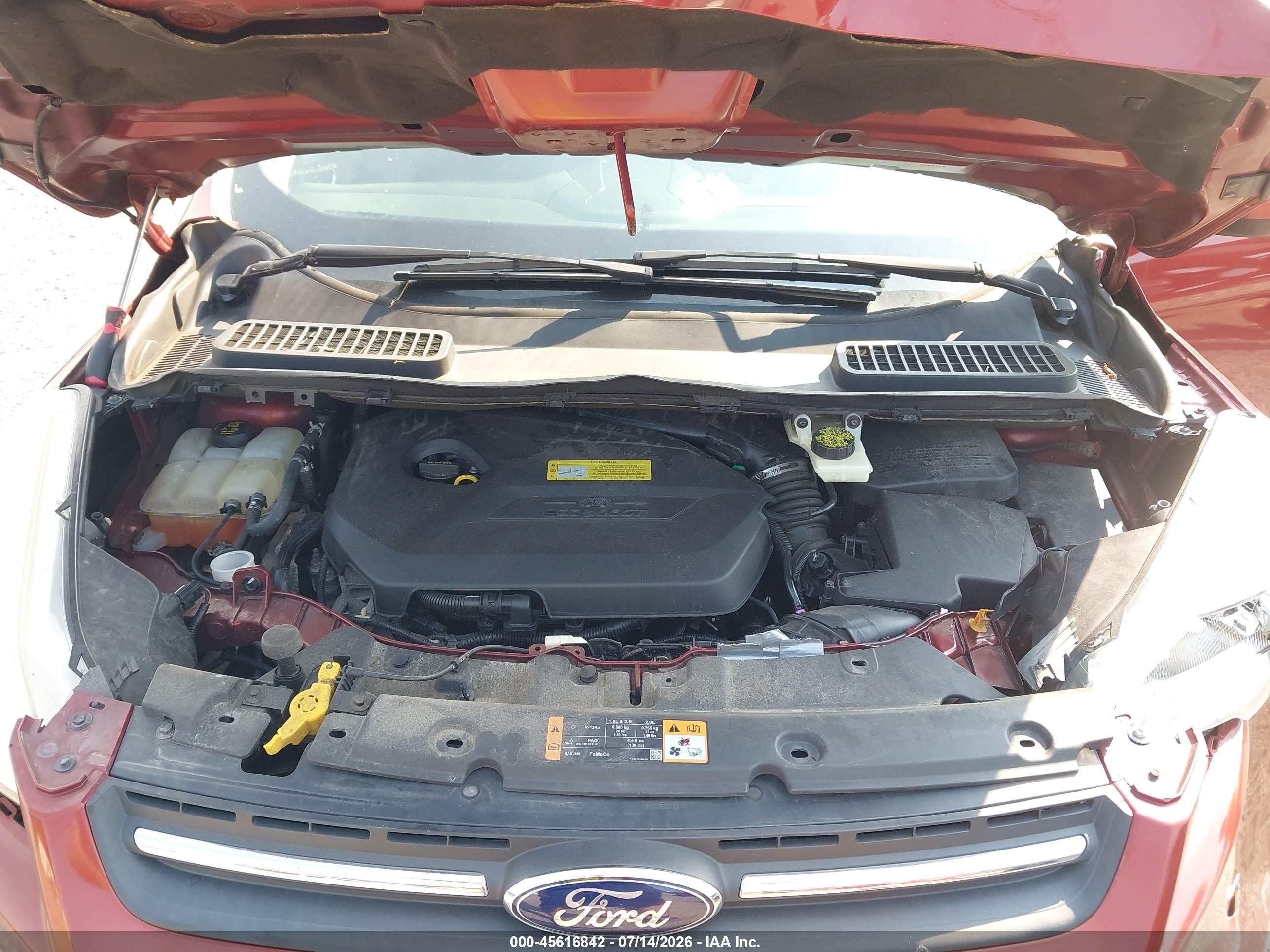 2014 Ford Escape Se Оранжевый vin: 1FMCU9GX3EUB25241