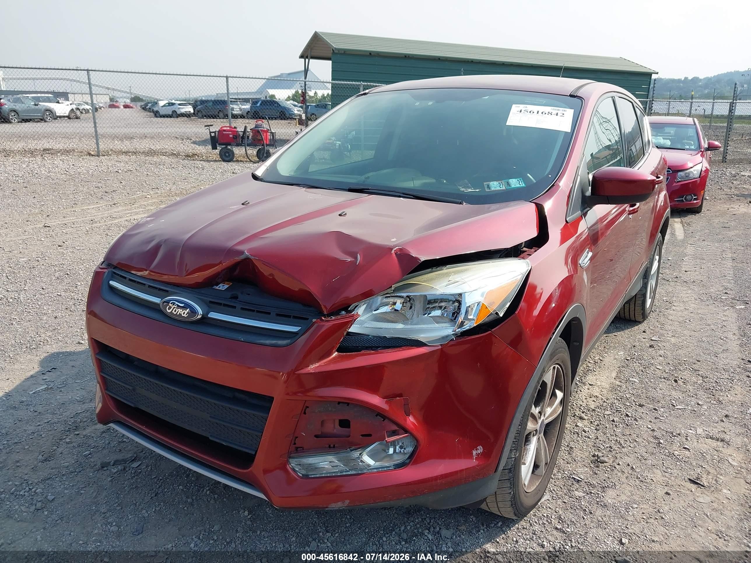 2014 Ford Escape Se Оранжевый vin: 1FMCU9GX3EUB25241