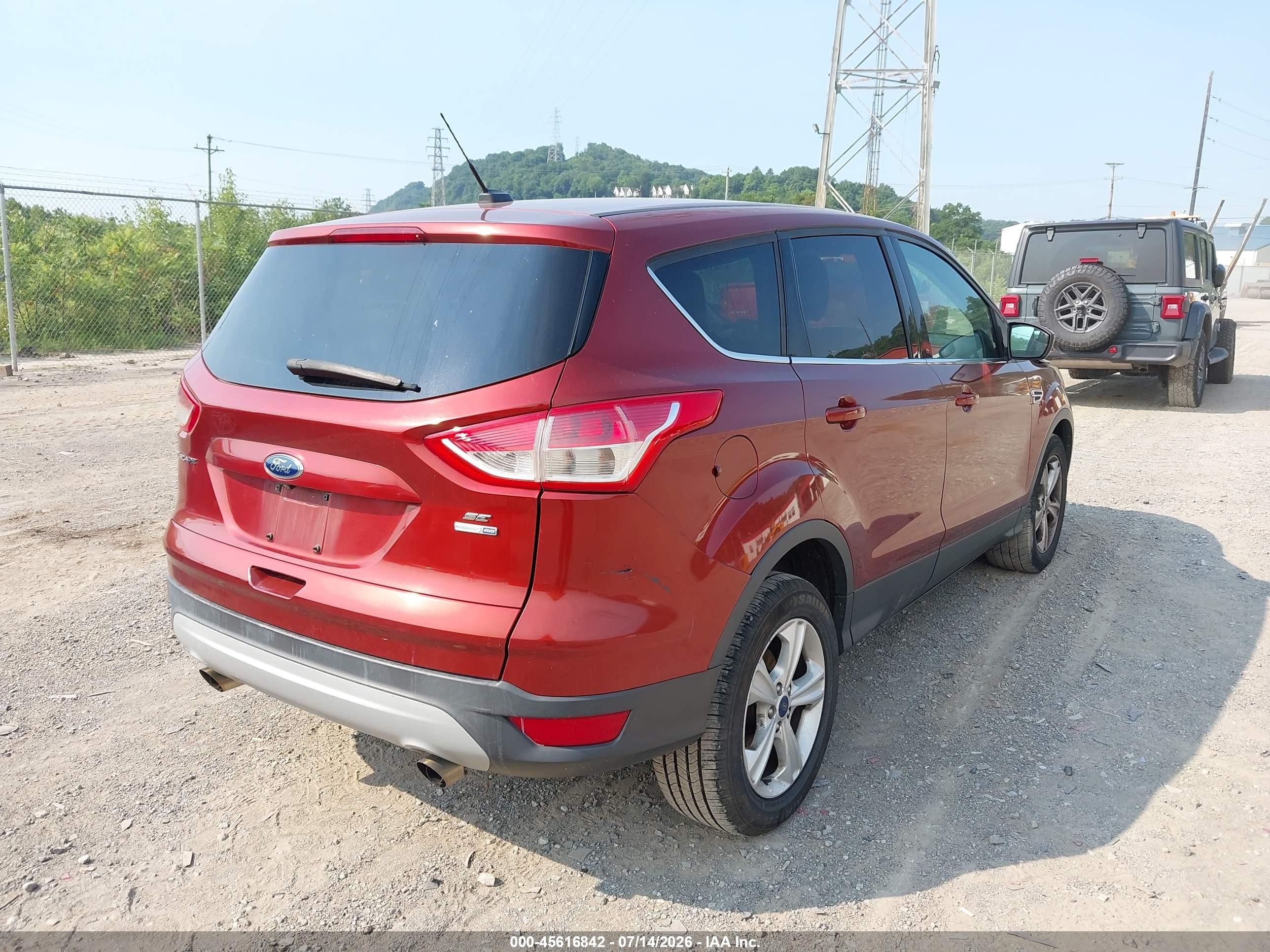 2014 Ford Escape Se Оранжевый vin: 1FMCU9GX3EUB25241