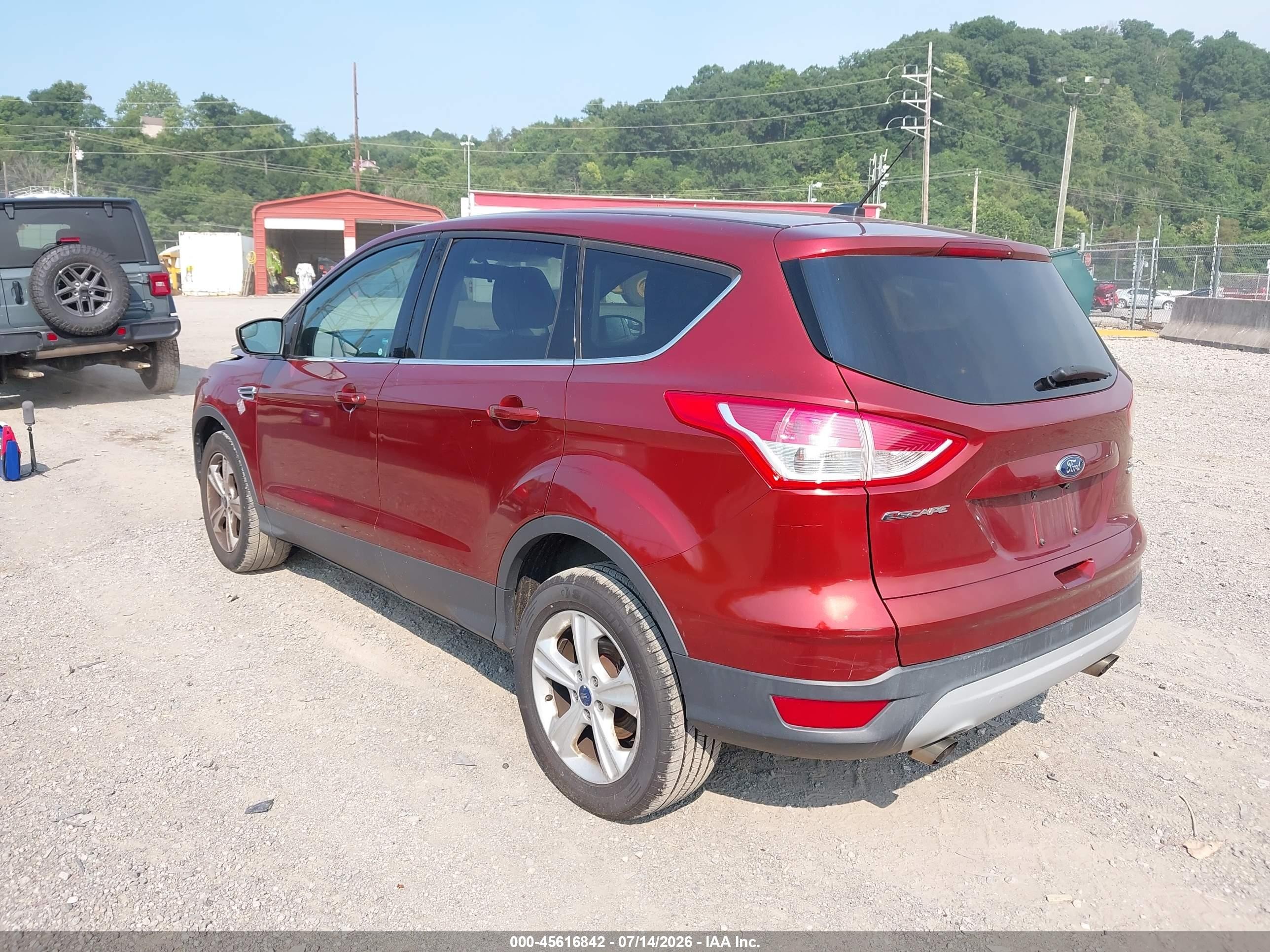 2014 Ford Escape Se Оранжевый vin: 1FMCU9GX3EUB25241