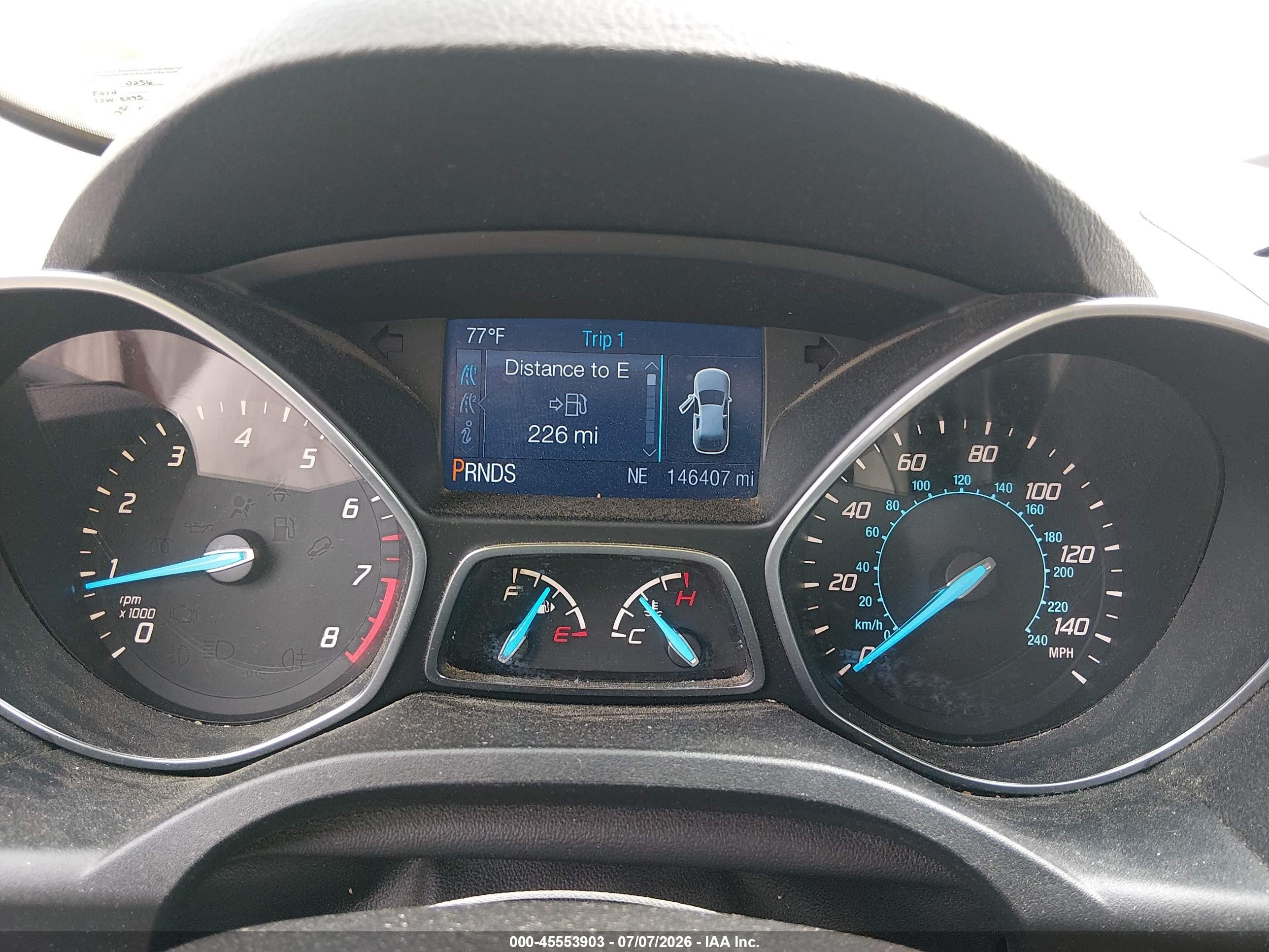 2014 Ford Escape Se Blue vin: 1FMCU9GX3EUB40256